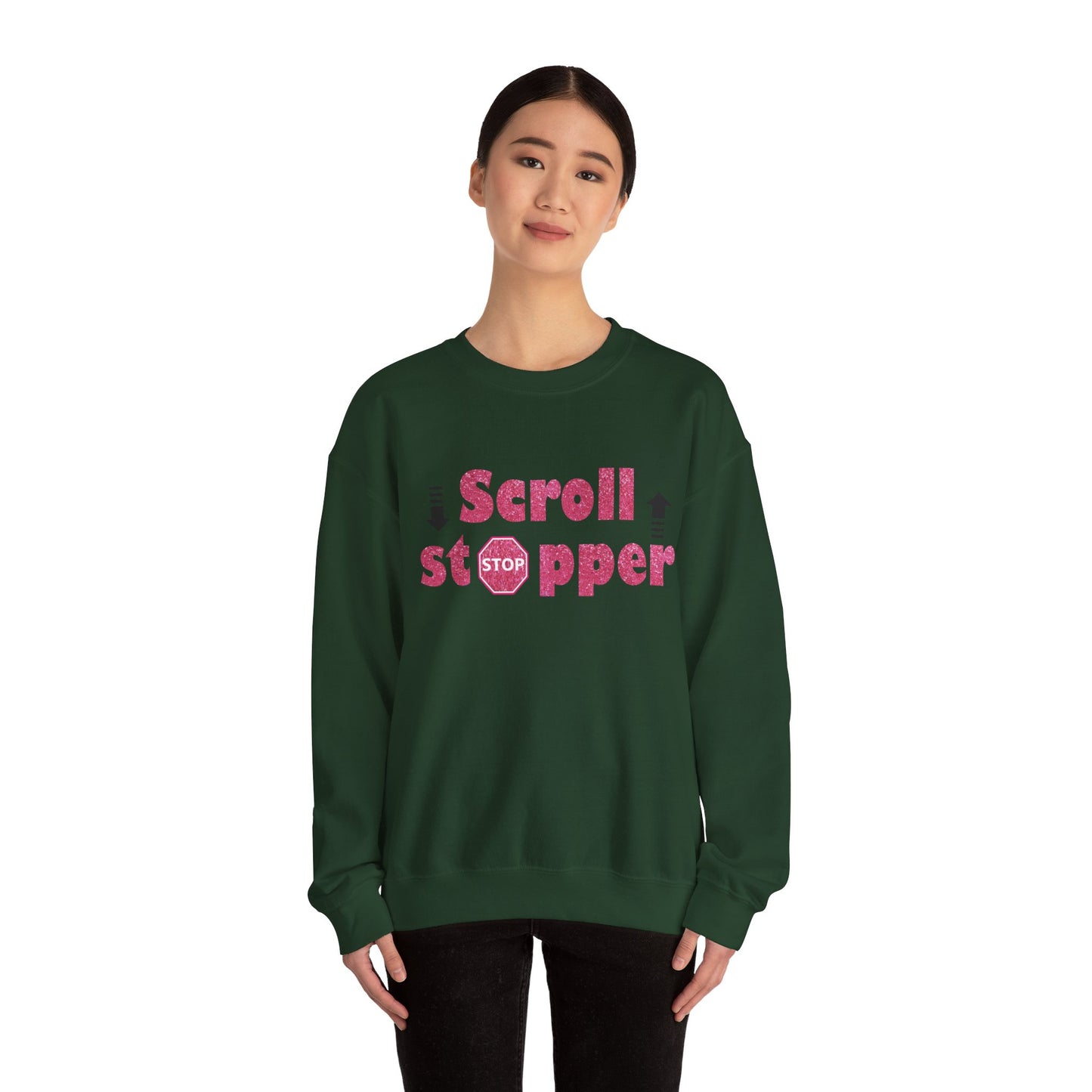 Scroll stopper Unisex Heavy Blend™ Crewneck Sweatshirt