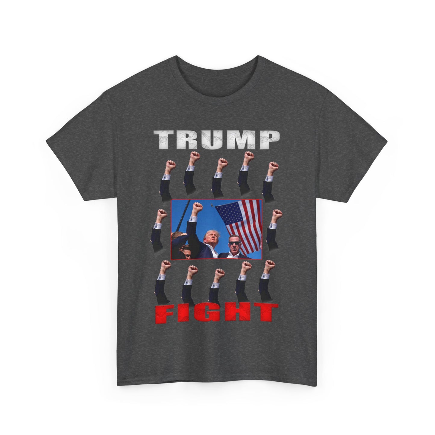 Trump Fight Unisex Heavy Cotton Tee