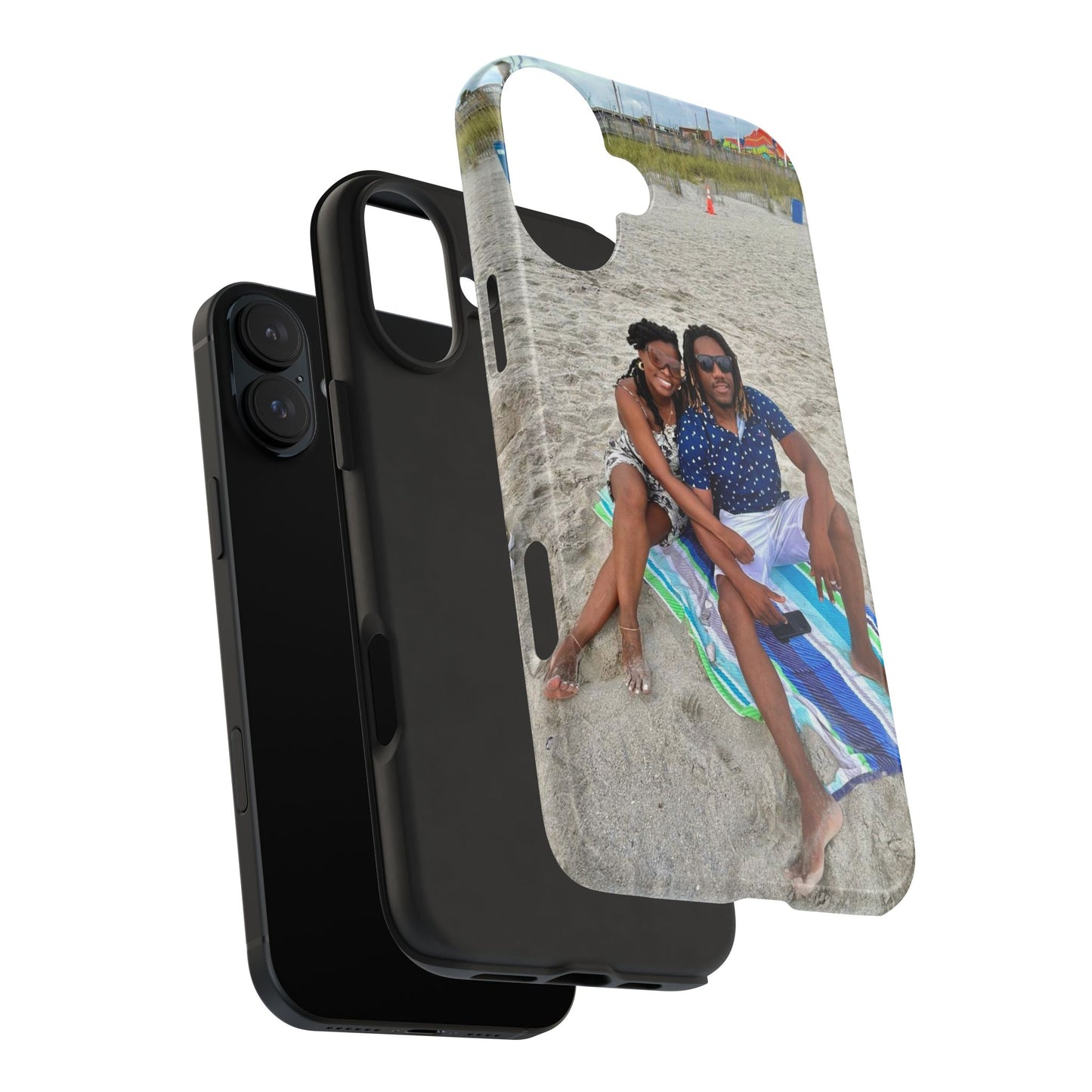 Personalized Tough Phone Cases, Customizable Phone Cover, Durable Phone Protection, Beach Memories Case, Unique Gift Idea, Summer Vibes