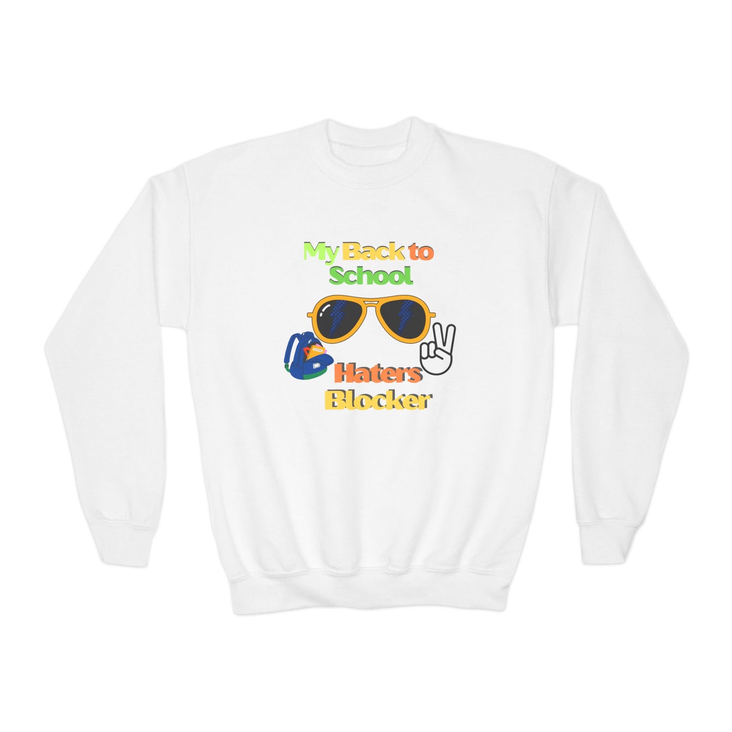 My back to school Youth Crewneck Sweatshirt