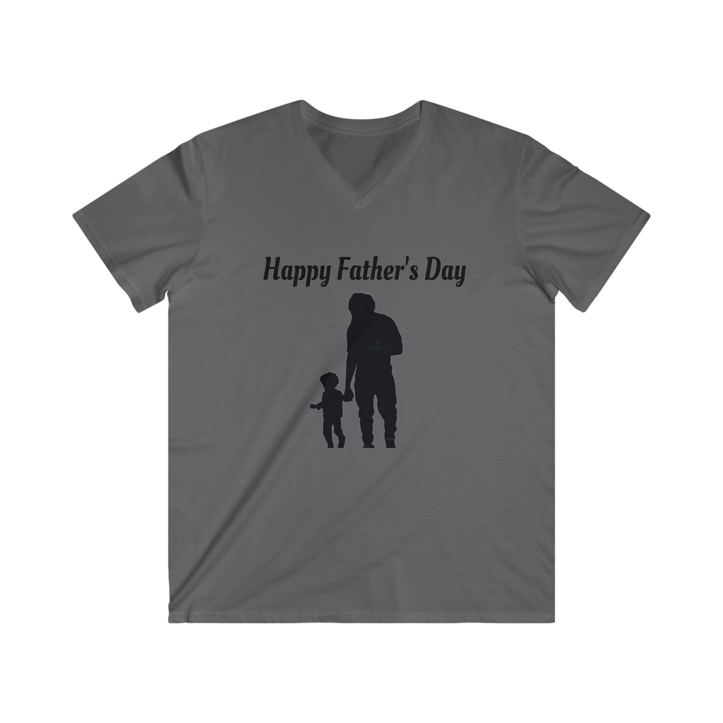 Happy fathers day Men's Fitted V-Neck Short Sleeve Tee