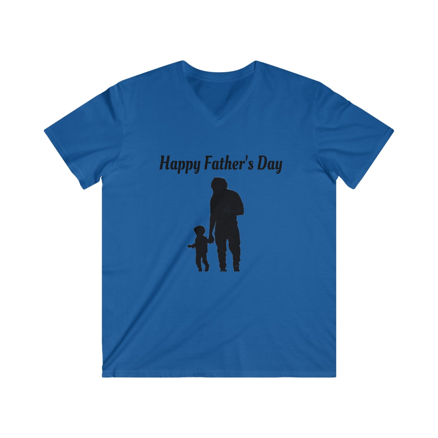 Happy fathers day Men's Fitted V-Neck Short Sleeve Tee