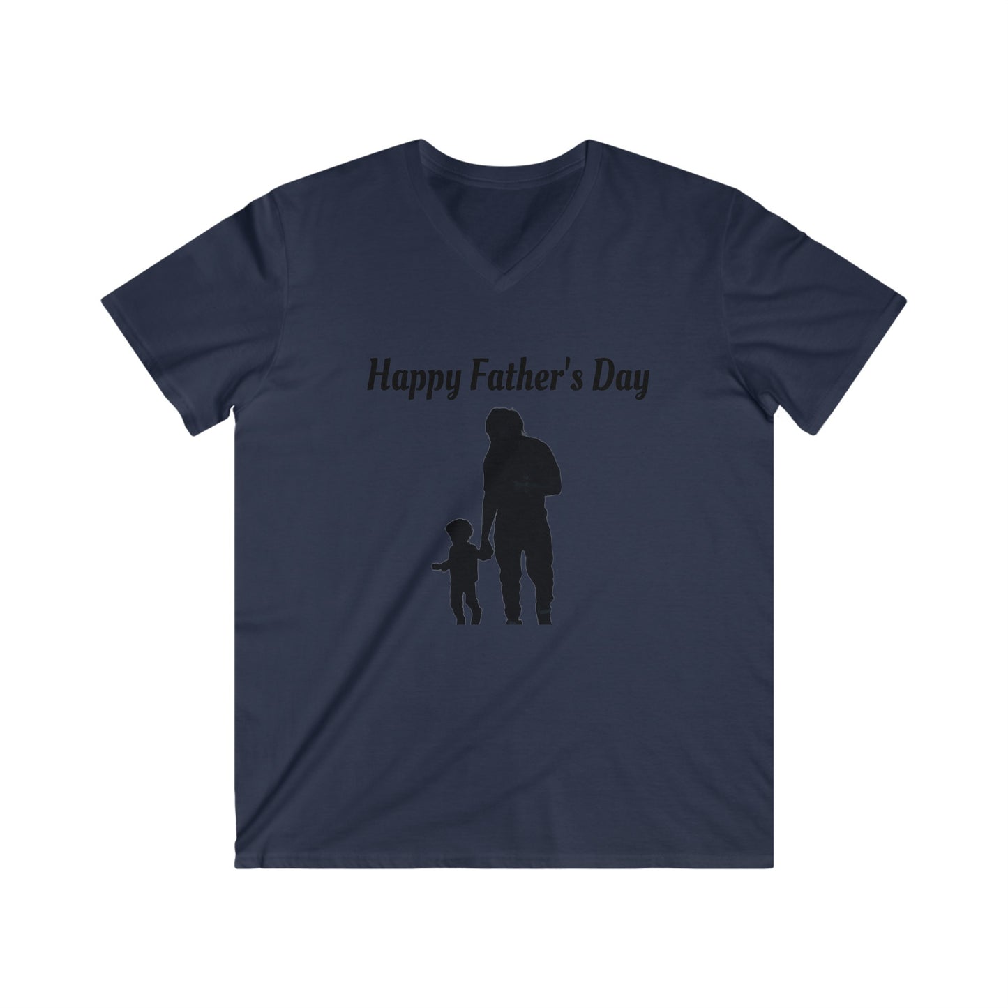 Happy fathers day Men's Fitted V-Neck Short Sleeve Tee