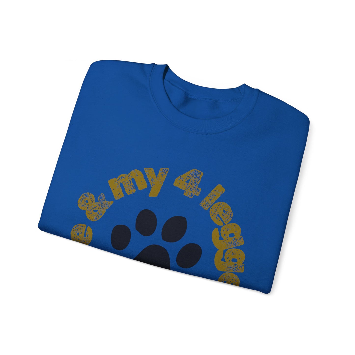 Me and 4 legged best friend Unisex Heavy Blend™ Crewneck Sweatshirt