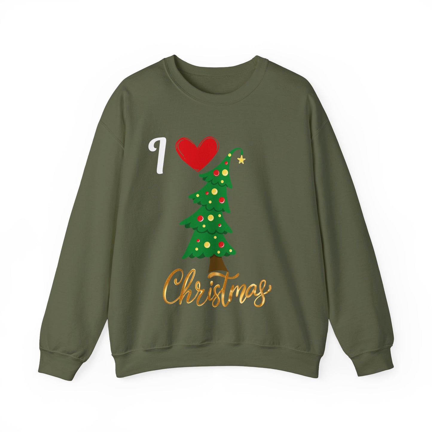 Love Christmas.  Crewneck Sweatshirt