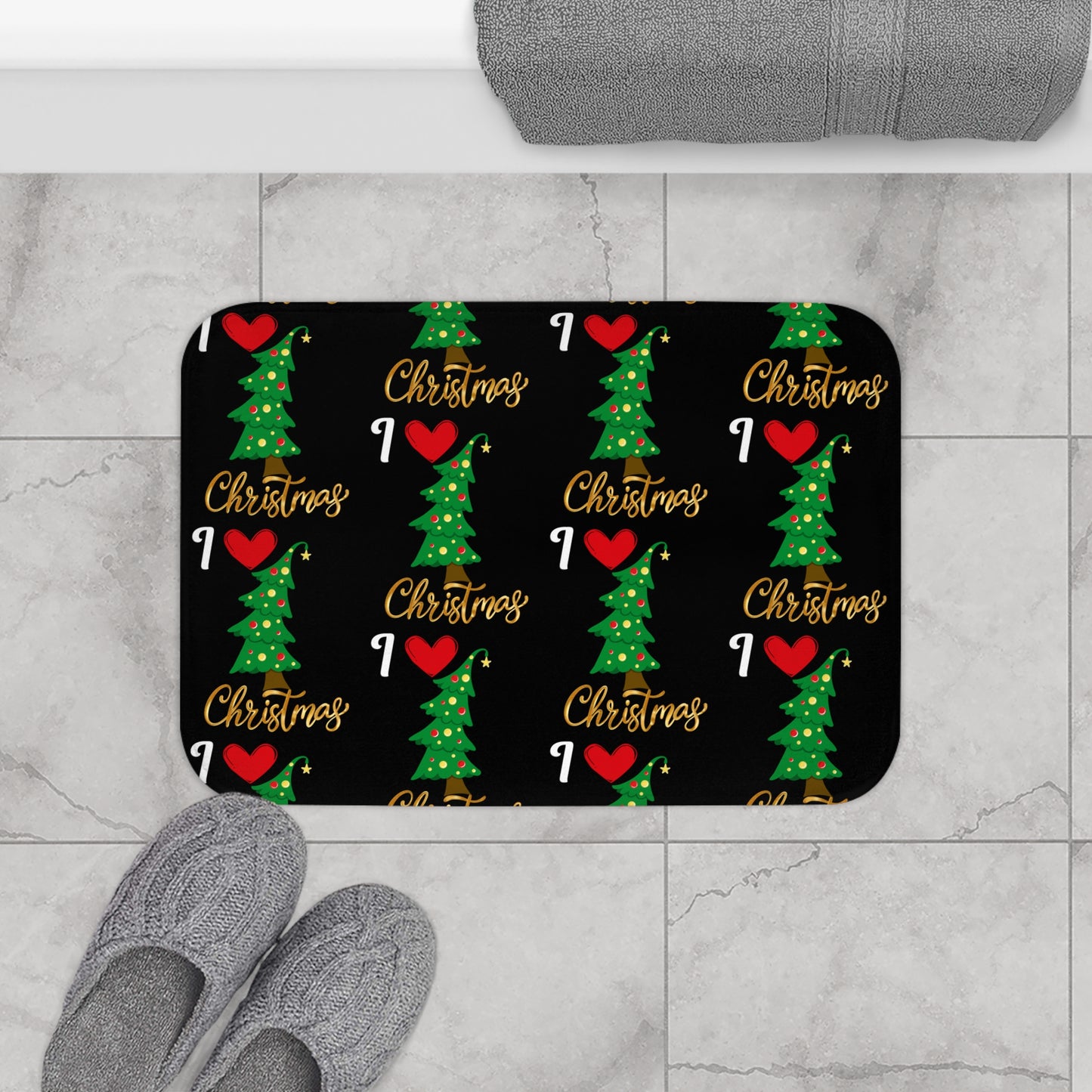 I love Christmas, Bath Mat