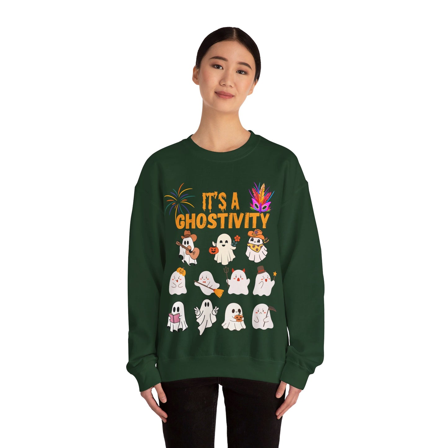 It's a Ghostivity Unisex Heavy Blend™ Crewneck Sweatshirt