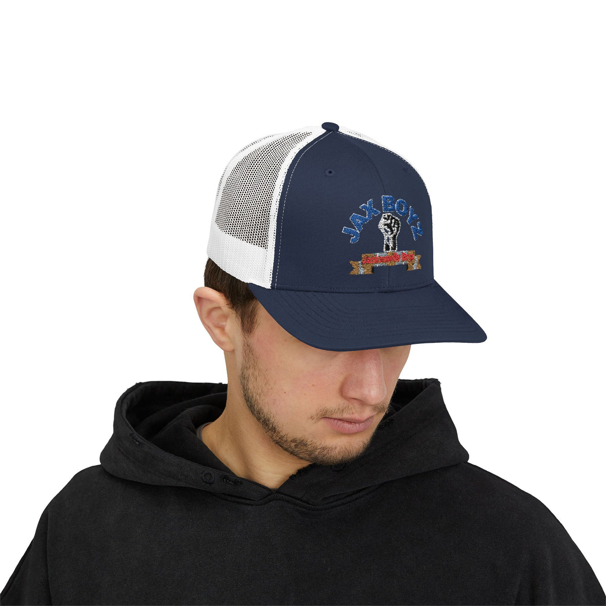 Bold Empowerment Snapback Trucker Cap | Rebel Style Hat | JAX BOYZ | Men’s Fashion | Casual Wear | Perfect for Events and Everyday