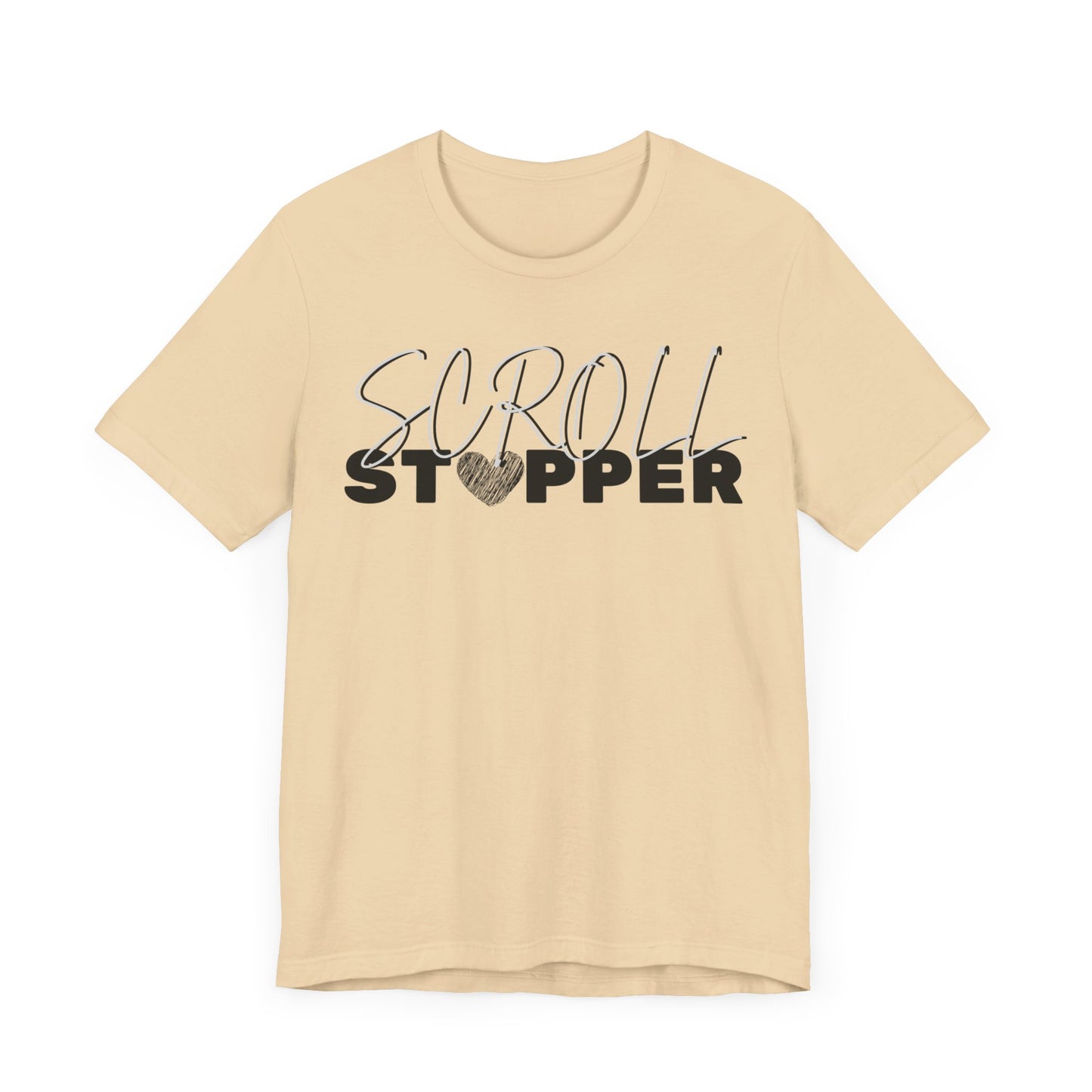 Scroll stopper ( women top ) Unisex Jersey Short Sleeve Tee