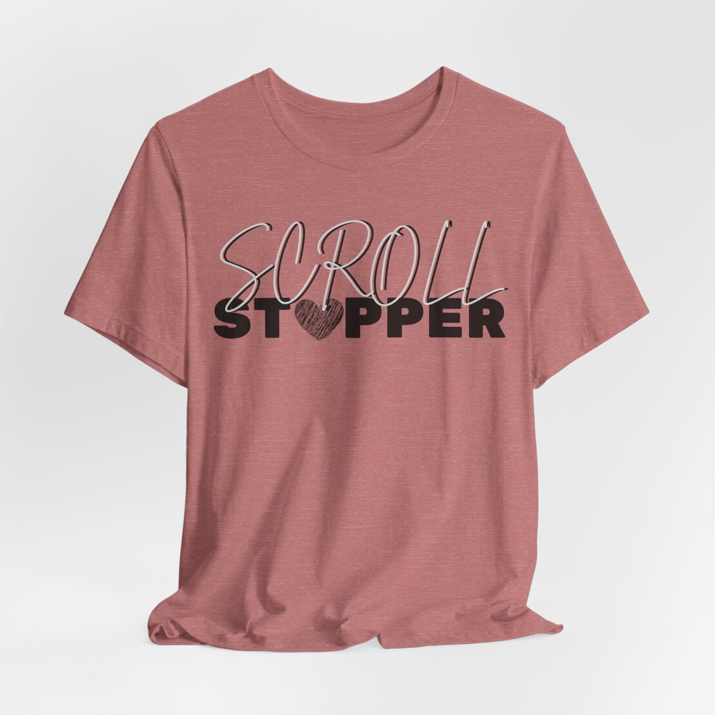 Scroll stopper ( women top ) Unisex Jersey Short Sleeve Tee