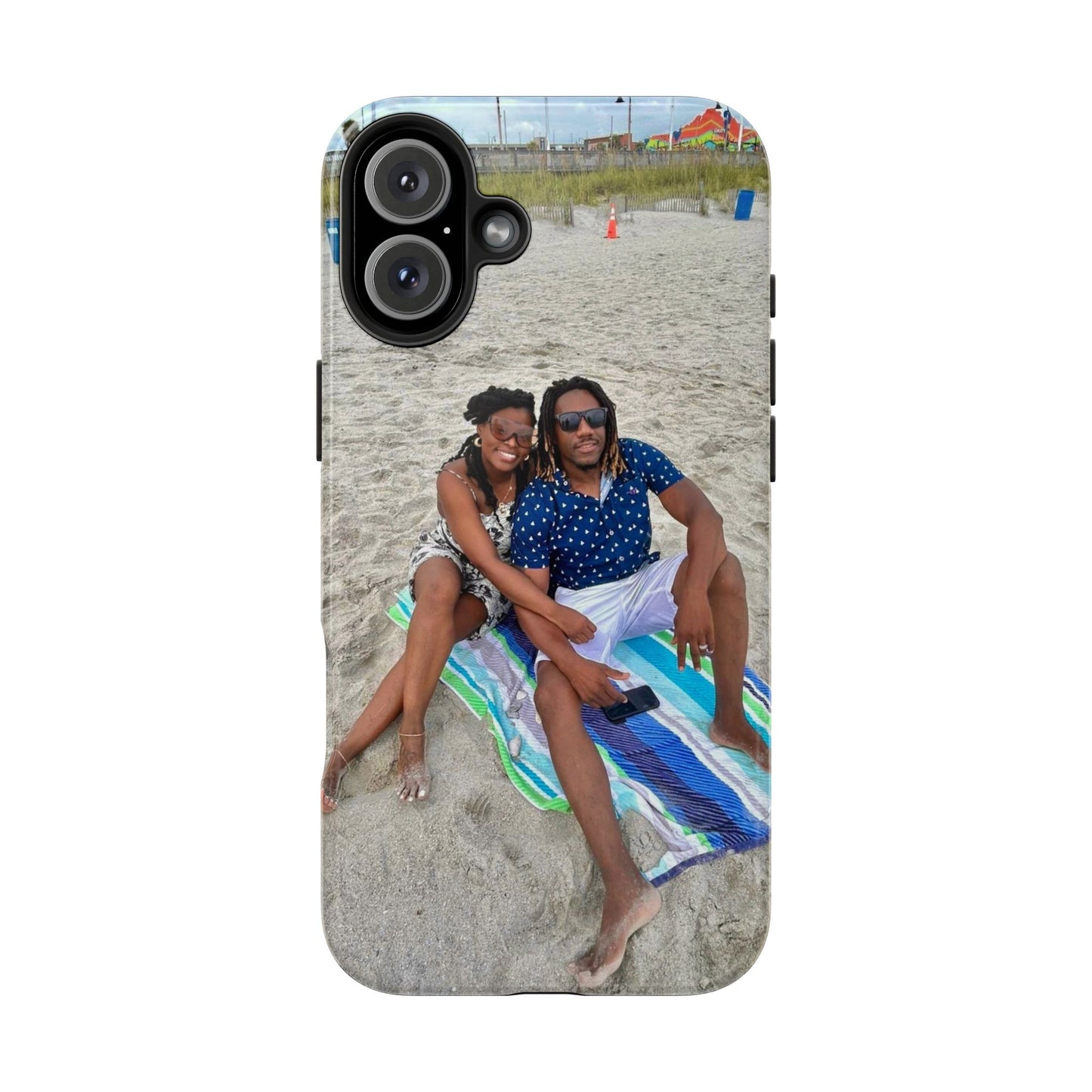 Personalized Tough Phone Cases, Customizable Phone Cover, Durable Phone Protection, Beach Memories Case, Unique Gift Idea, Summer Vibes