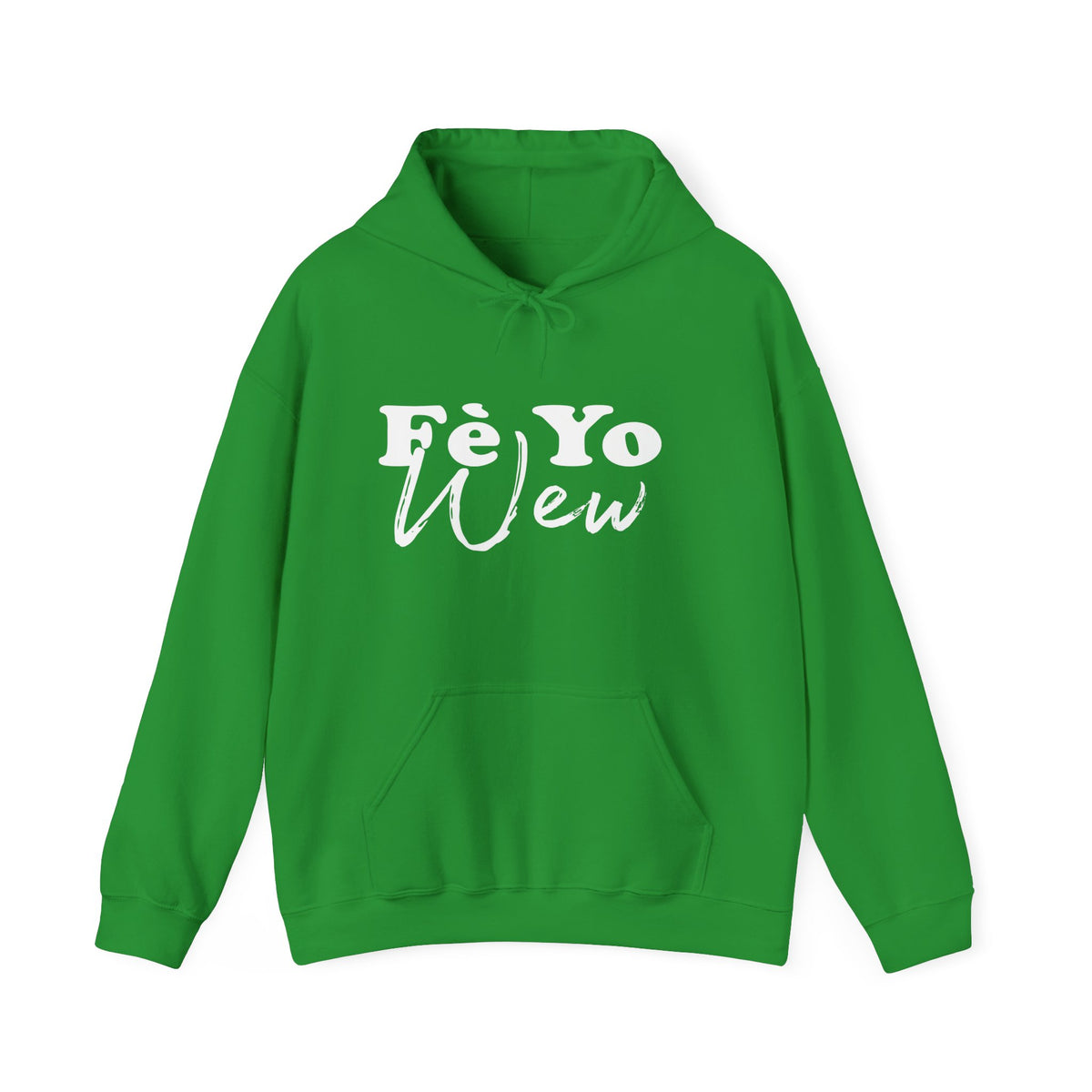 Fè yo wew Cozy Unisex Hoodie for Everyday Comfort, Gift for Friends, Casual Wear, Weekend Outfits, Unisex Heavy Blend Sweatshirt