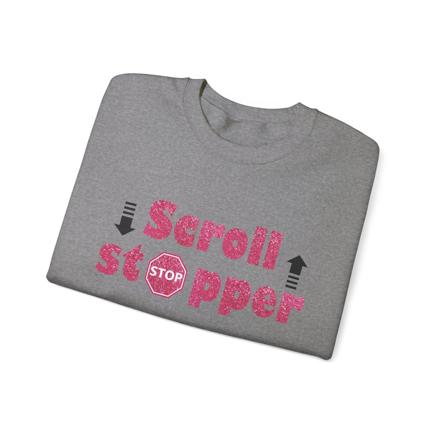 Scroll stopper Unisex Heavy Blend™ Crewneck Sweatshirt