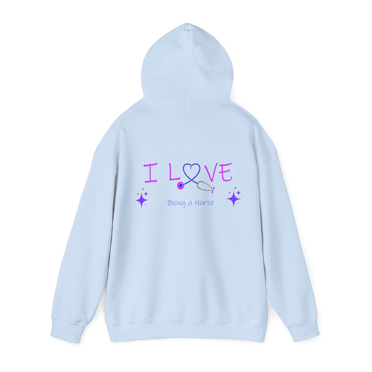 I love being a nurse Unisex Heavy Blend™ Hooded Sweatshirt