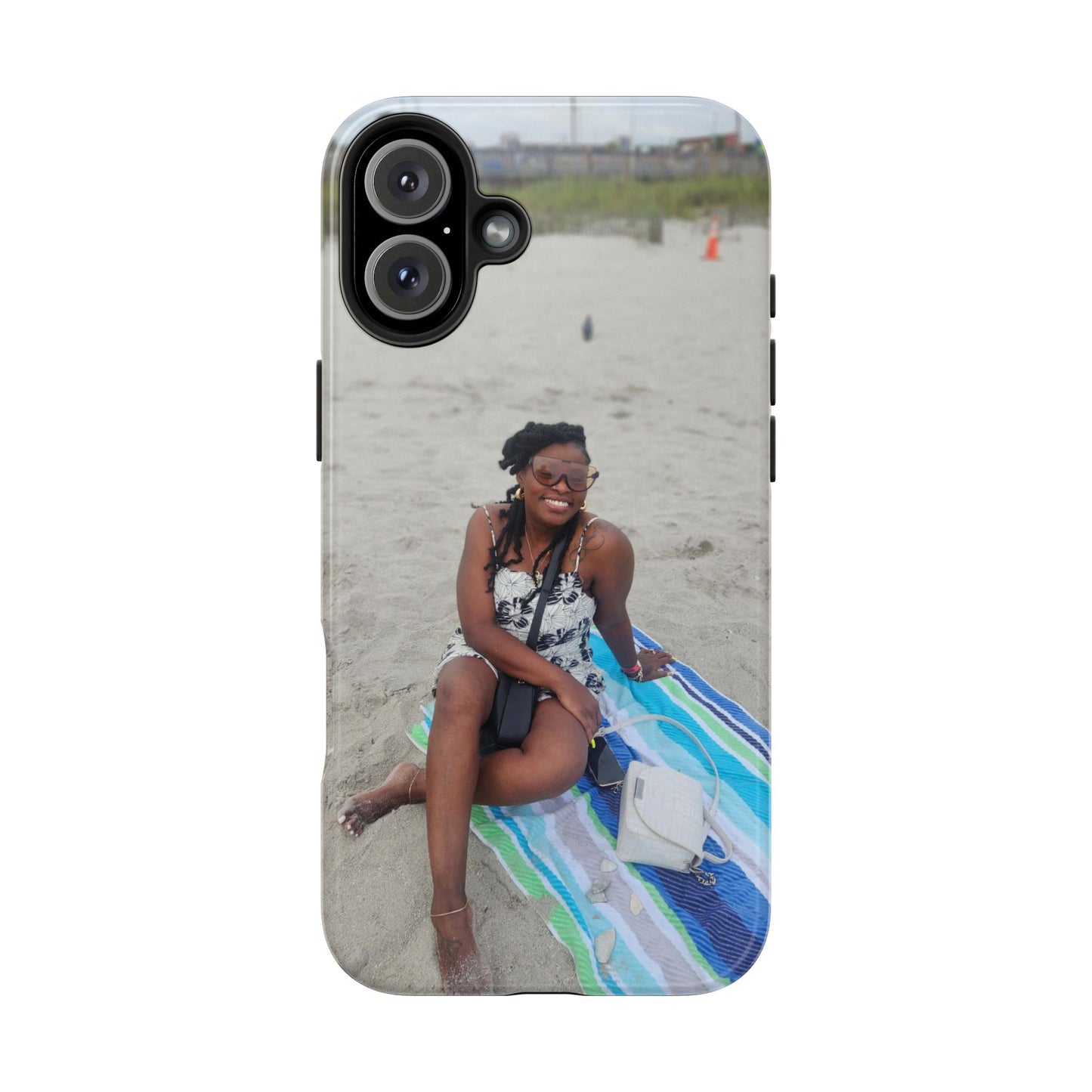 Her Personalized Tough Phone Cases, Customizable Phone Cover, Durable Phone Protection, Beach Memories Case, Unique Gift Idea, Summer Vibes