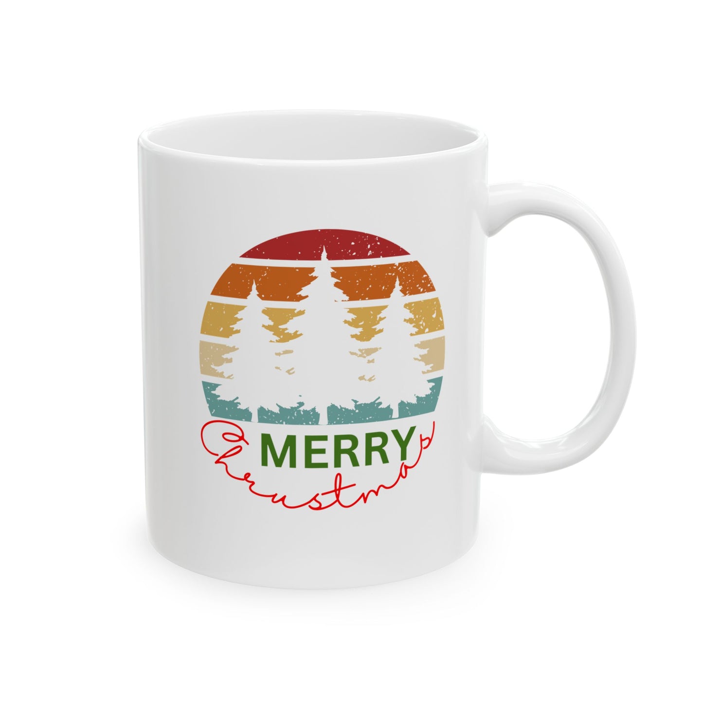 Merry Christmas, Ceramic Mug, (11oz, 15oz)