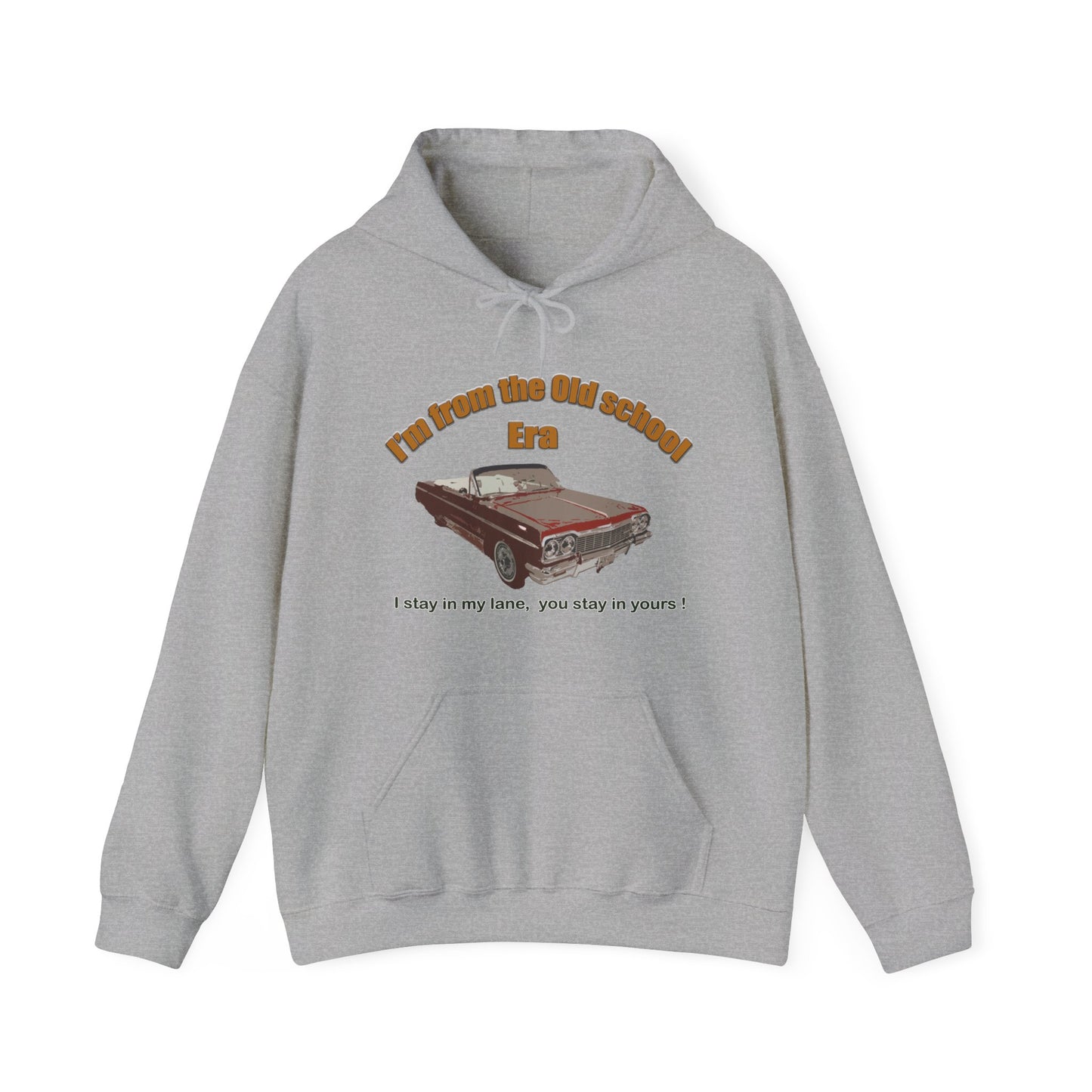 I'm from the old school era Unisex Heavy Blend™ Hooded Sweatshirt