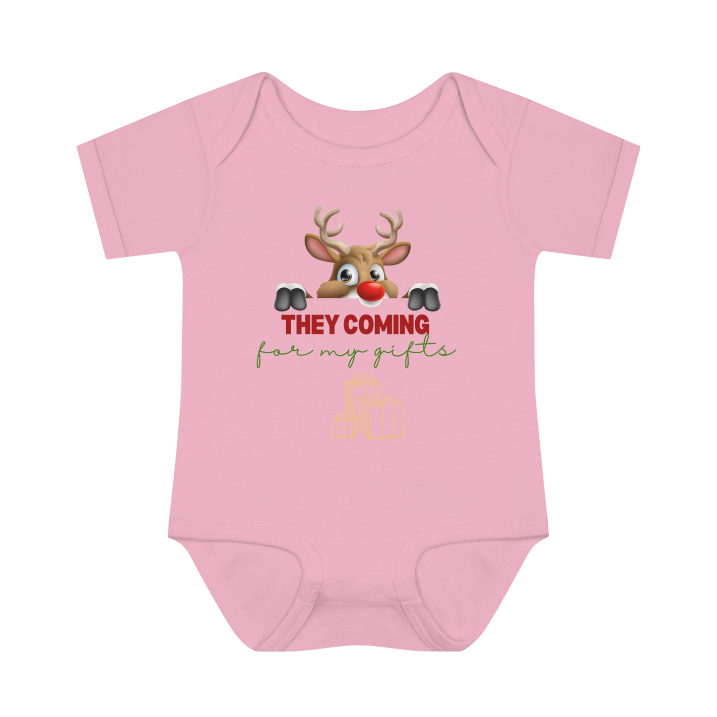 They coming for my gifts. Infant Baby Rib Bodysuit