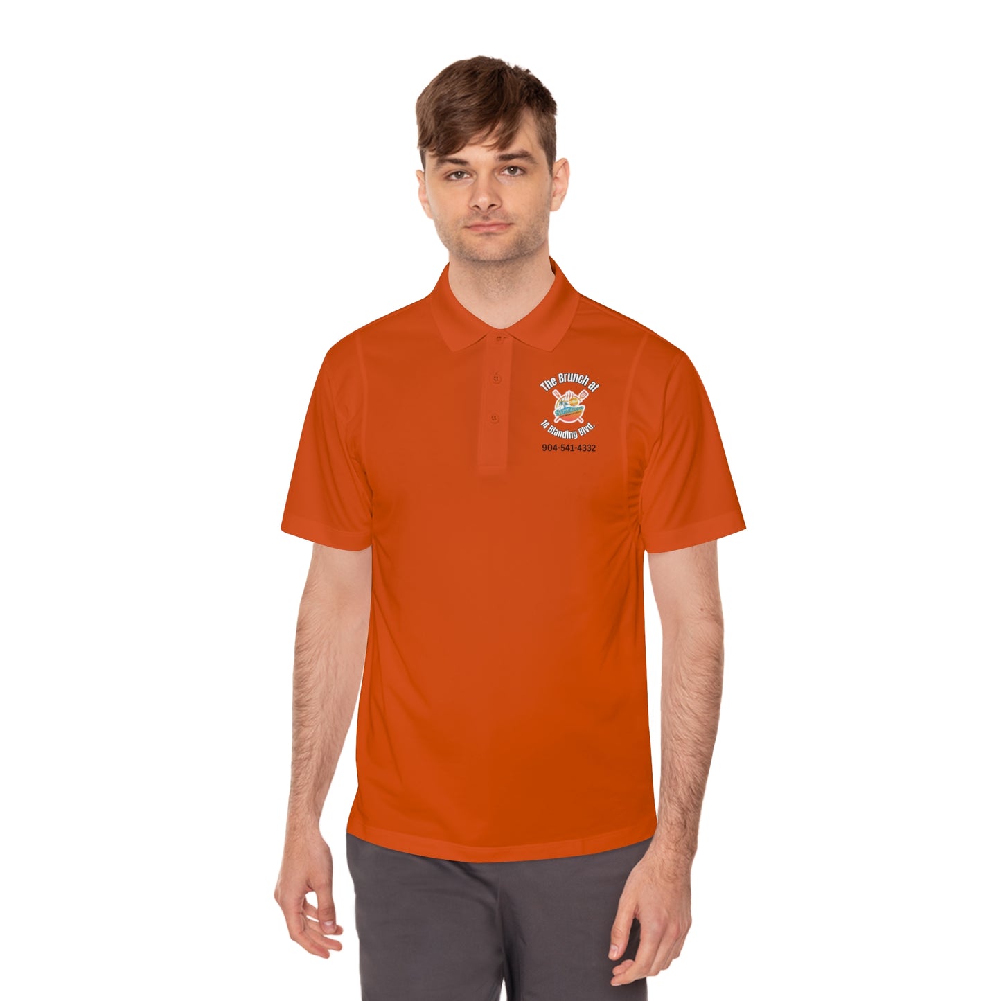 Randevous bar and grilled Men's Sport Polo Shirt