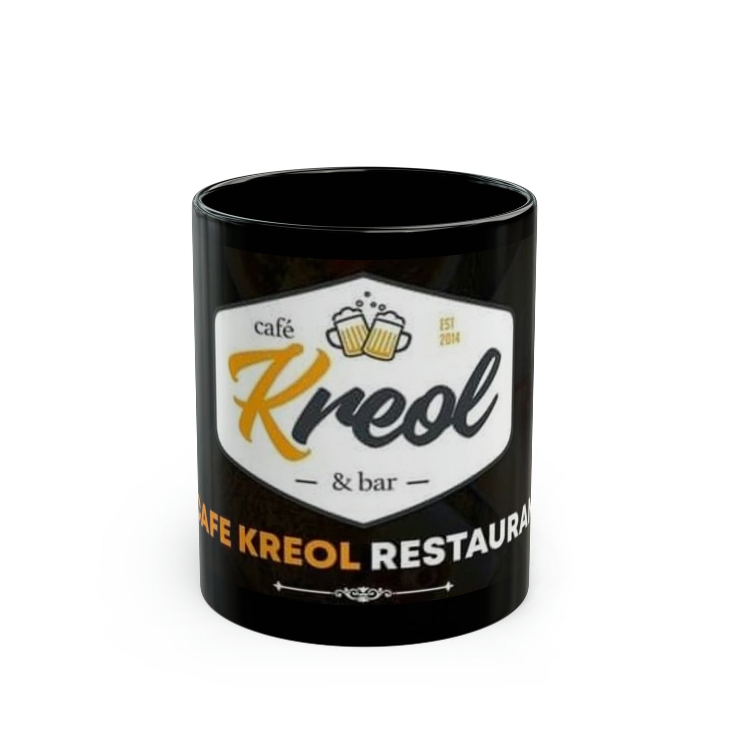 Kreyol Restaurant Black Mug (11oz, 15oz)