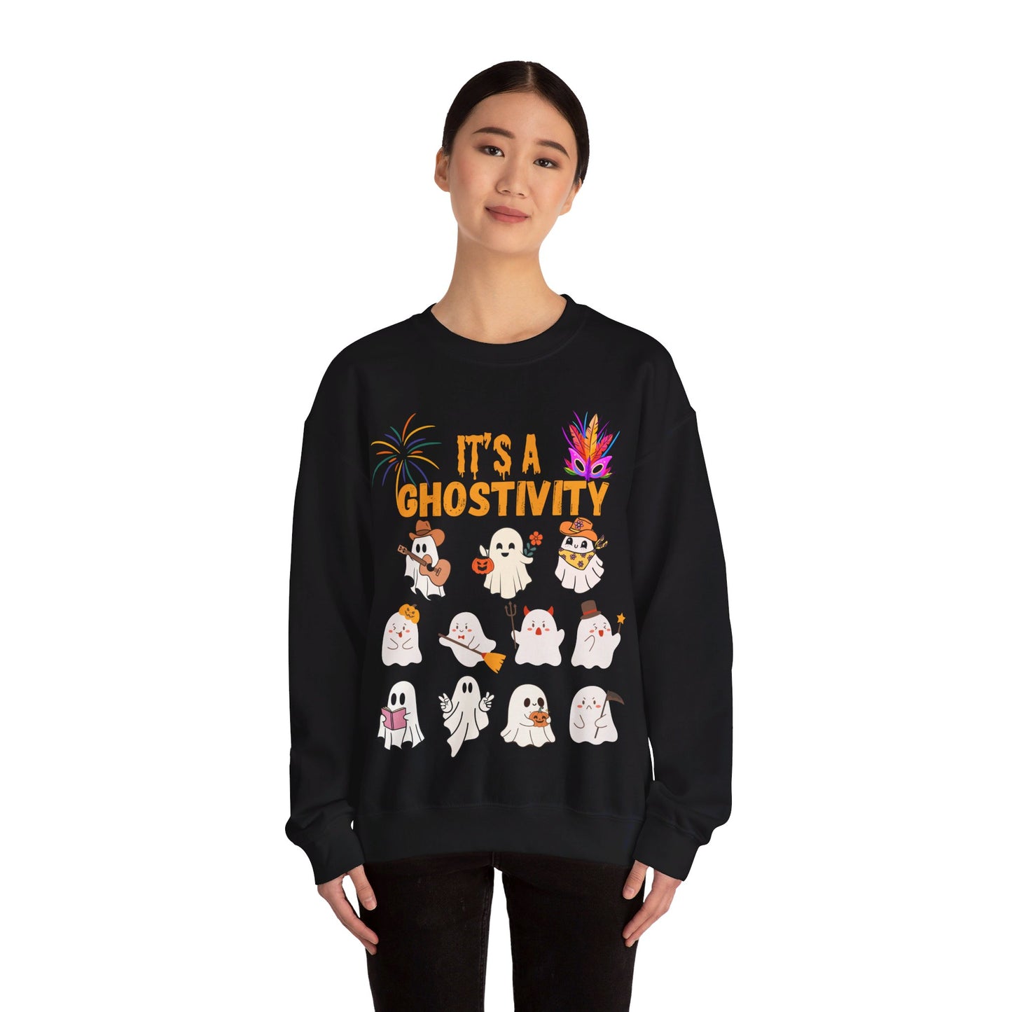 It's a Ghostivity Unisex Heavy Blend™ Crewneck Sweatshirt