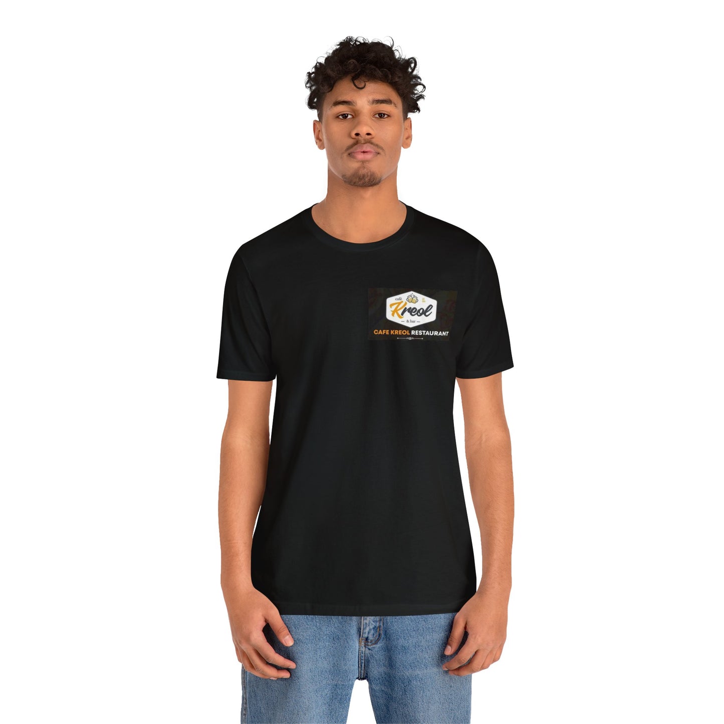 Cafe Kreyol restaurant Unisex Jersey Short Sleeve Tee