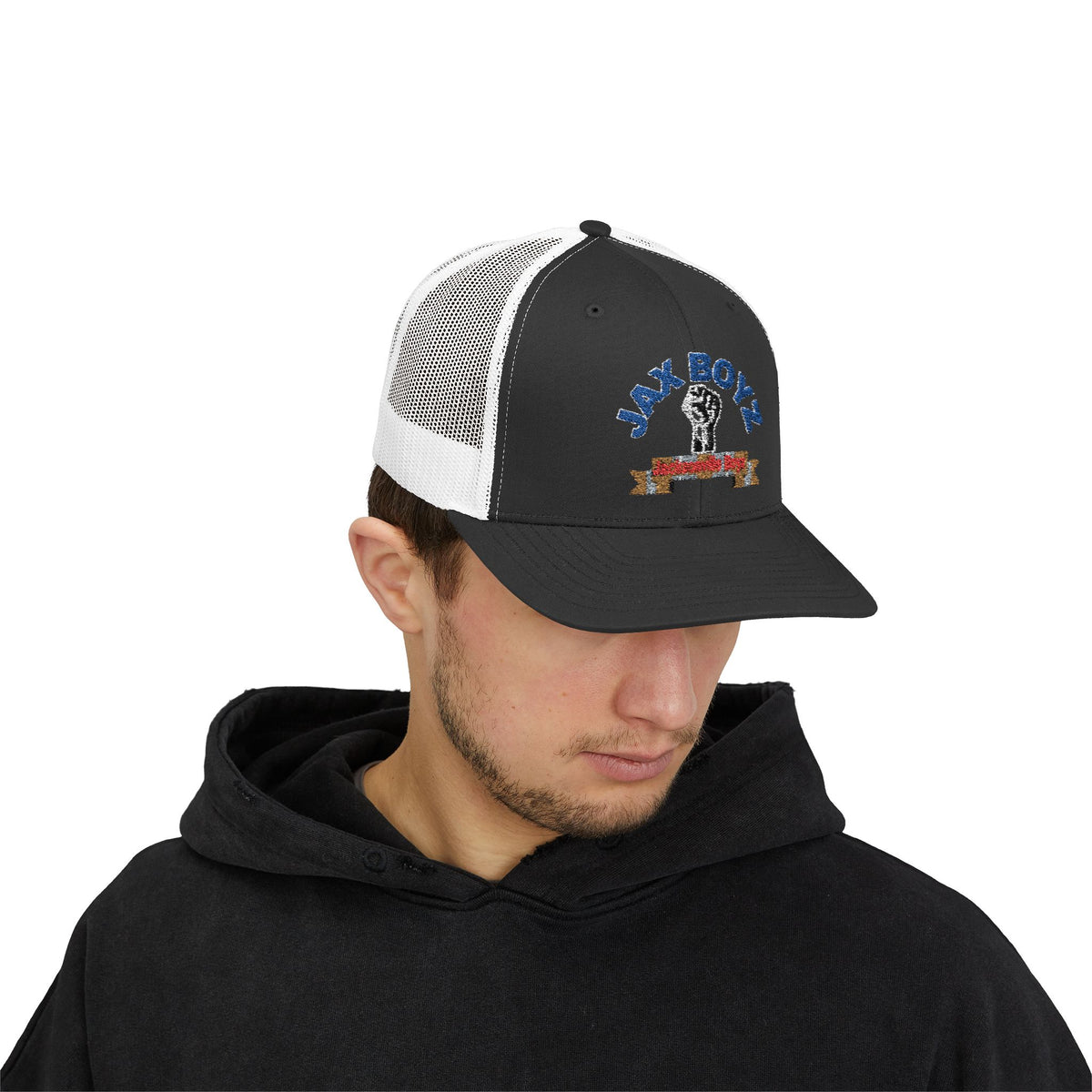 Bold Empowerment Snapback Trucker Cap | Rebel Style Hat | JAX BOYZ | Men’s Fashion | Casual Wear | Perfect for Events and Everyday