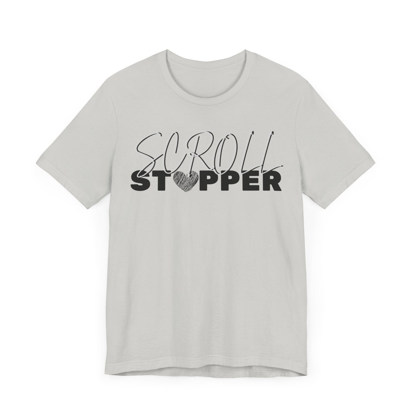 Scroll stopper ( women top ) Unisex Jersey Short Sleeve Tee