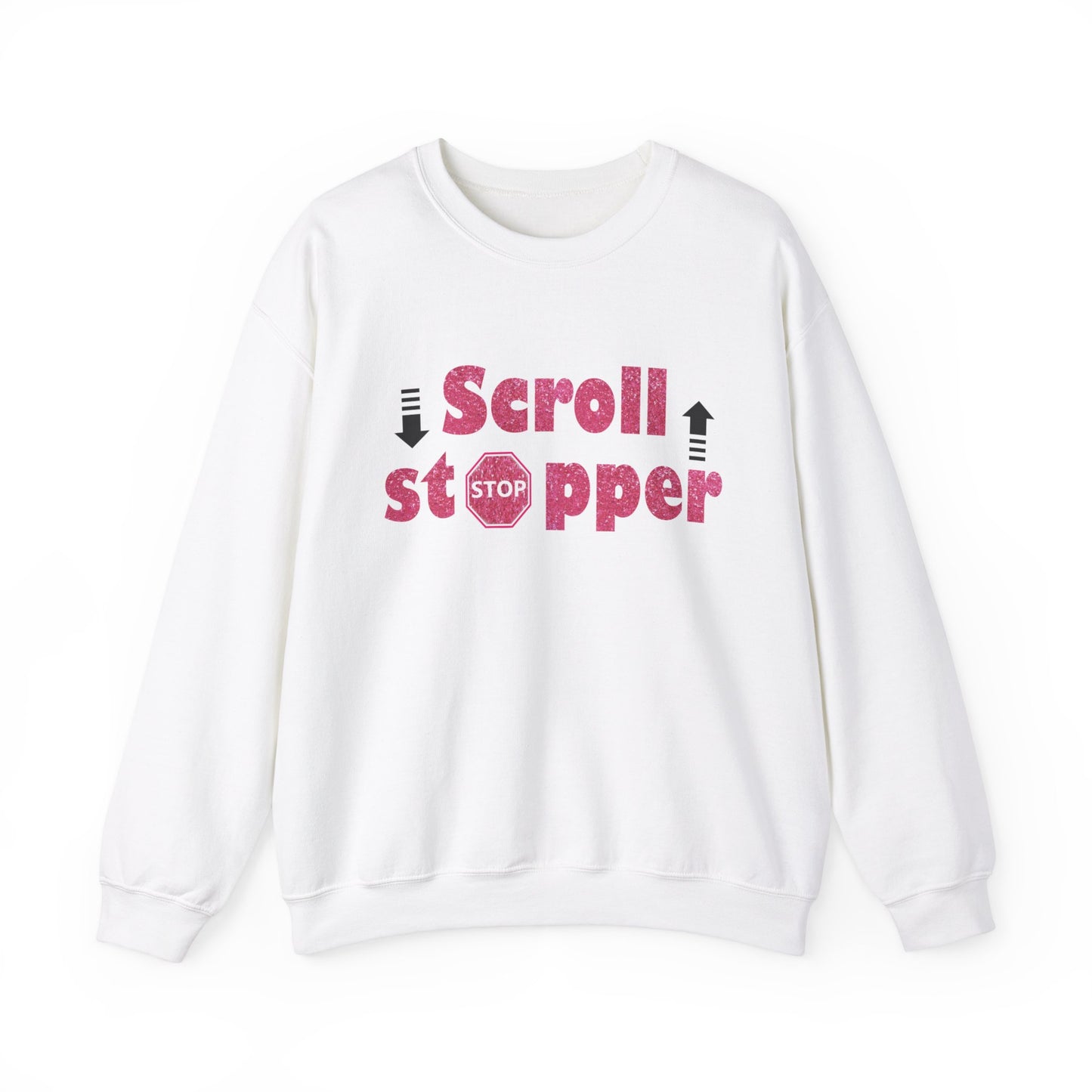 Scroll stopper Unisex Heavy Blend™ Crewneck Sweatshirt