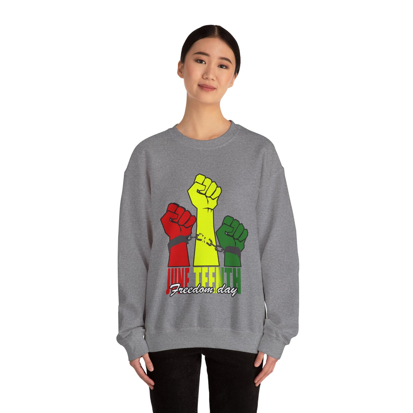 Juneteenth Freedom Unisex Heavy Blend™ Crewneck Sweatshirt