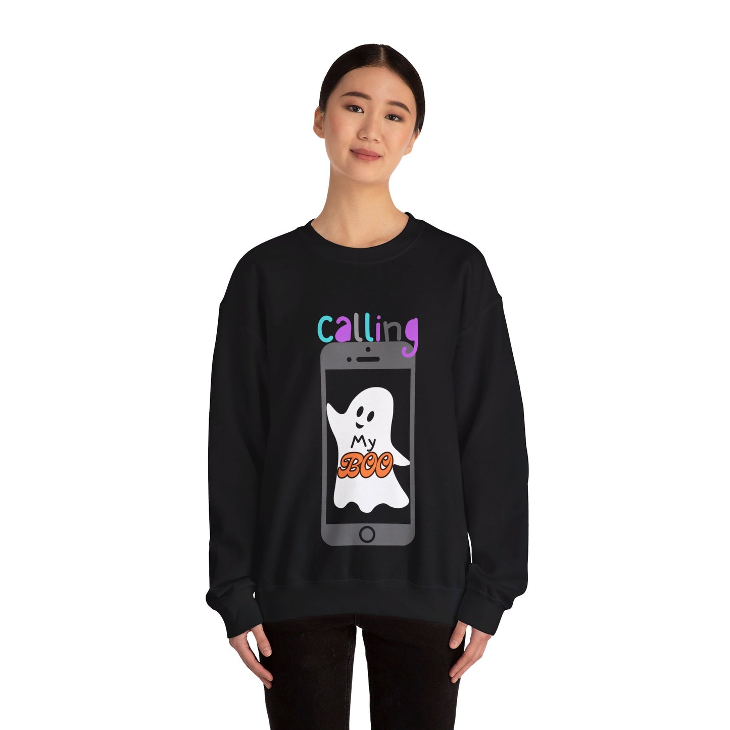 Calling my boo Unisex Heavy Blend™ Crewneck Sweatshirt