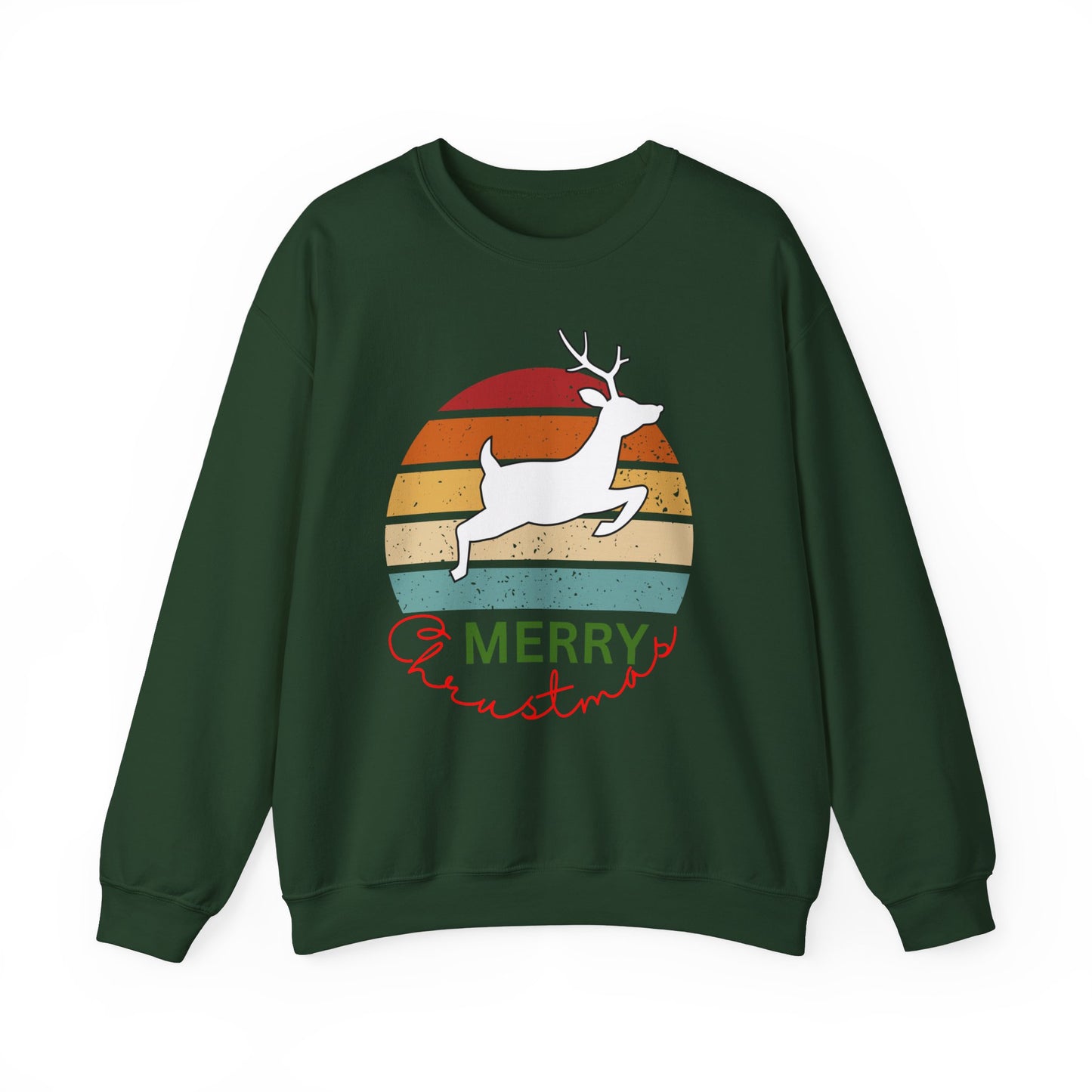 Ho ho ho deer, Merry Christmas. Crewneck Sweatshirt