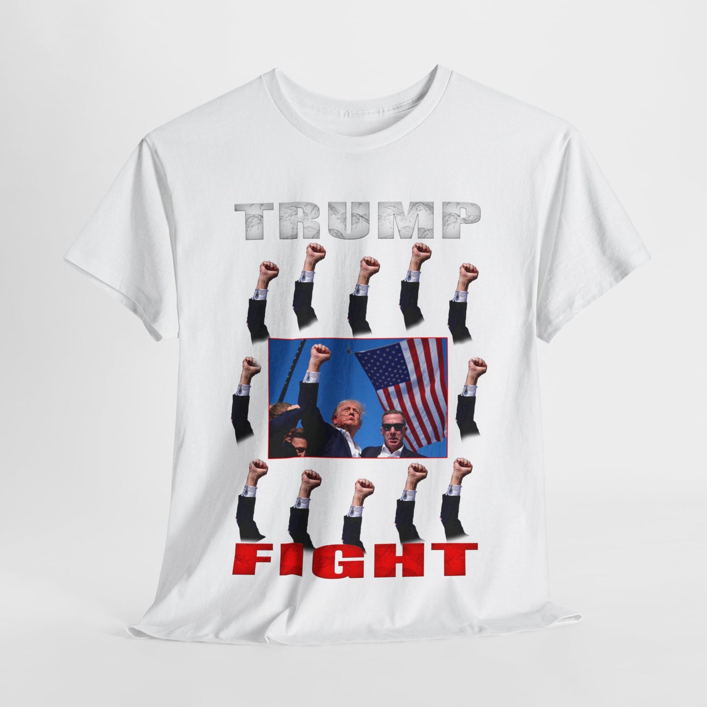 Trump Fight Unisex Heavy Cotton Tee