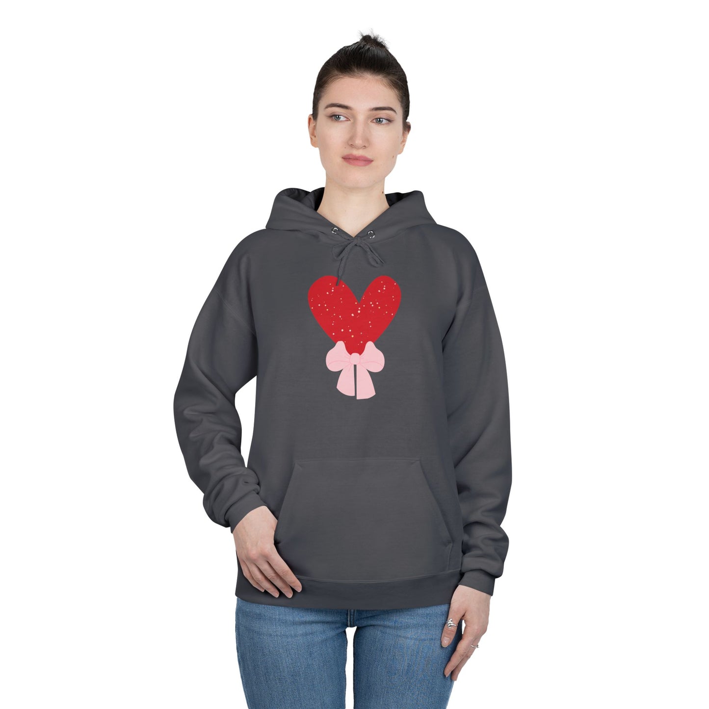Valentines day heart Unisex EcoSmart® Pullover Hoodie Sweatshirt