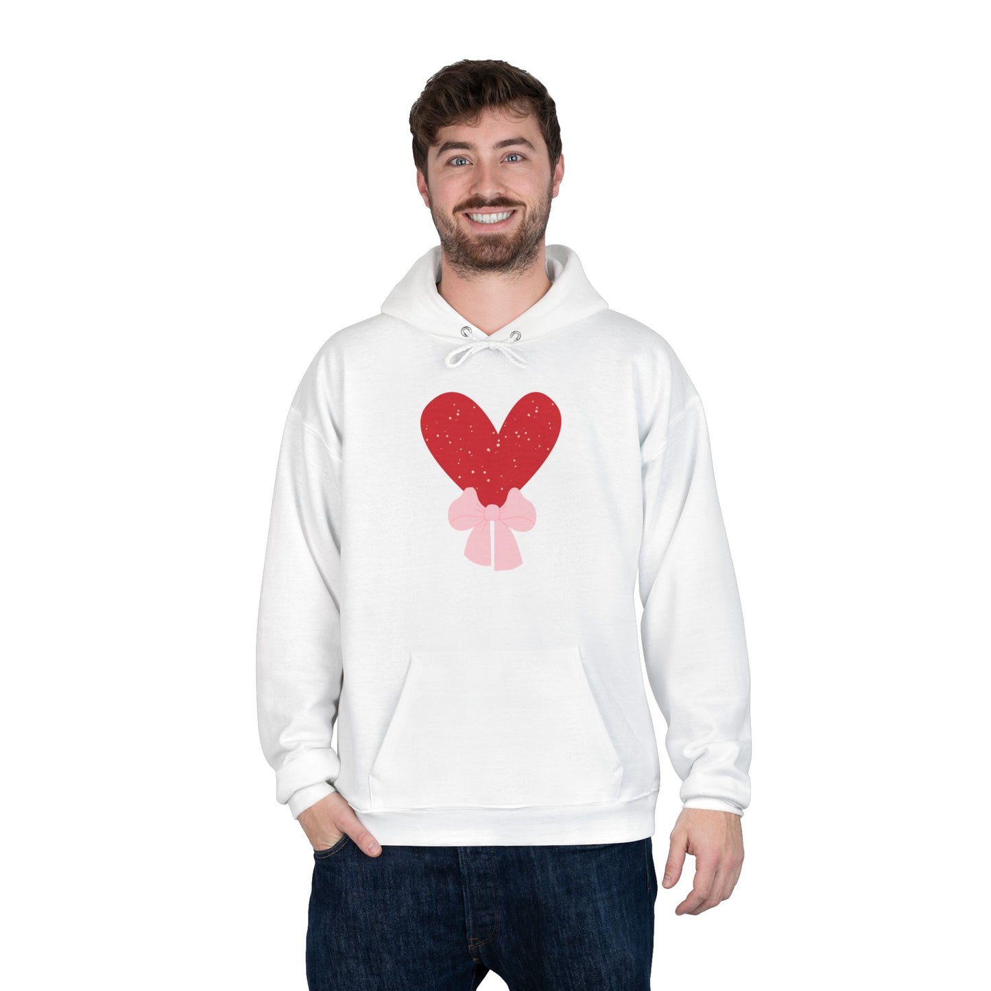 Valentines day heart Unisex EcoSmart® Pullover Hoodie Sweatshirt
