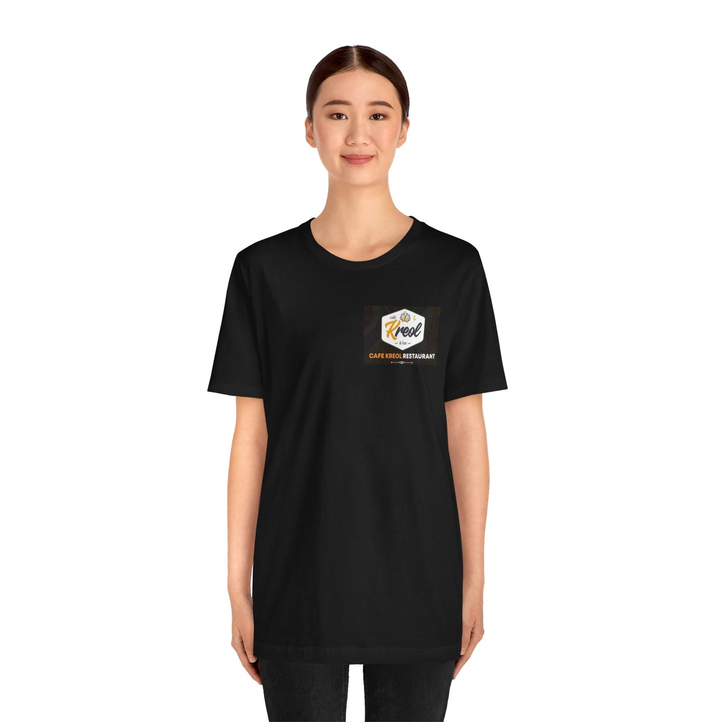 Cafe Kreyol restaurant Unisex Jersey Short Sleeve Tee