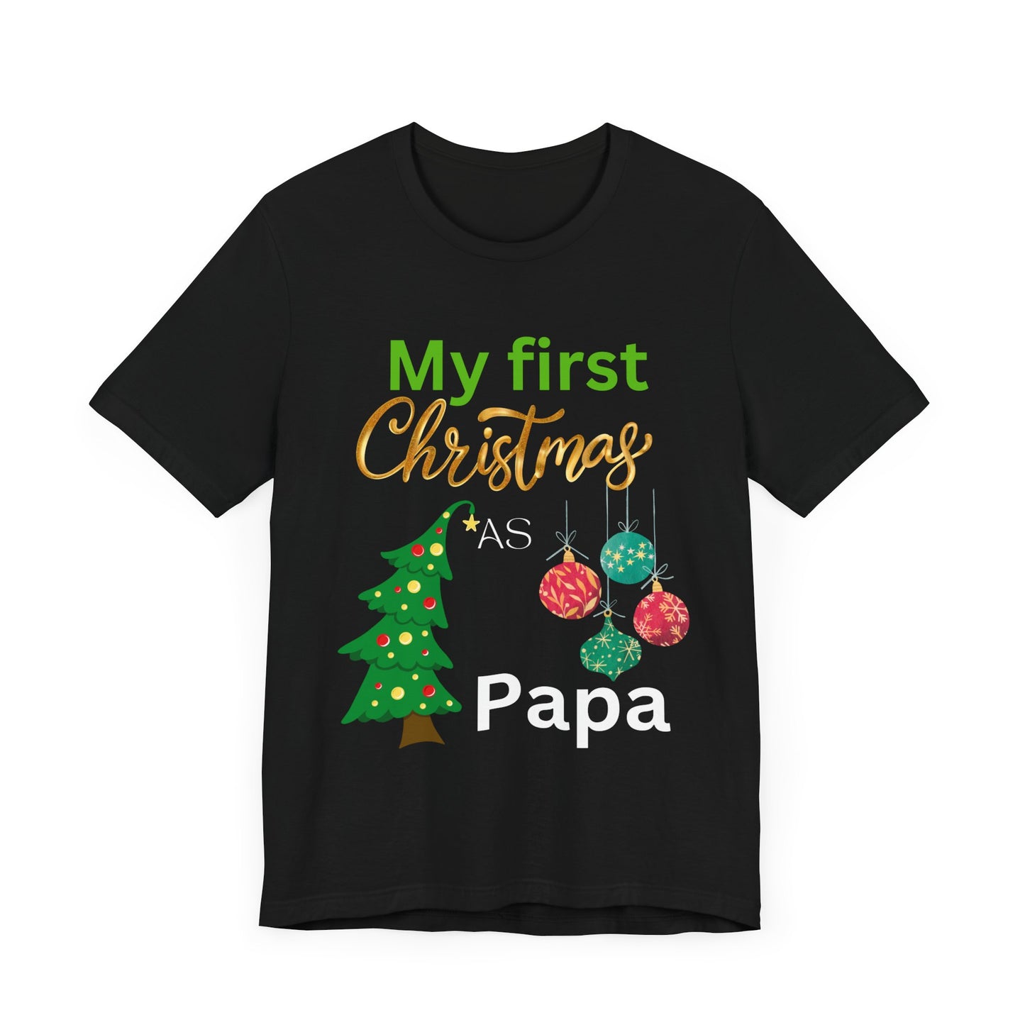 First Christmas as papa, First time dad, first baby,