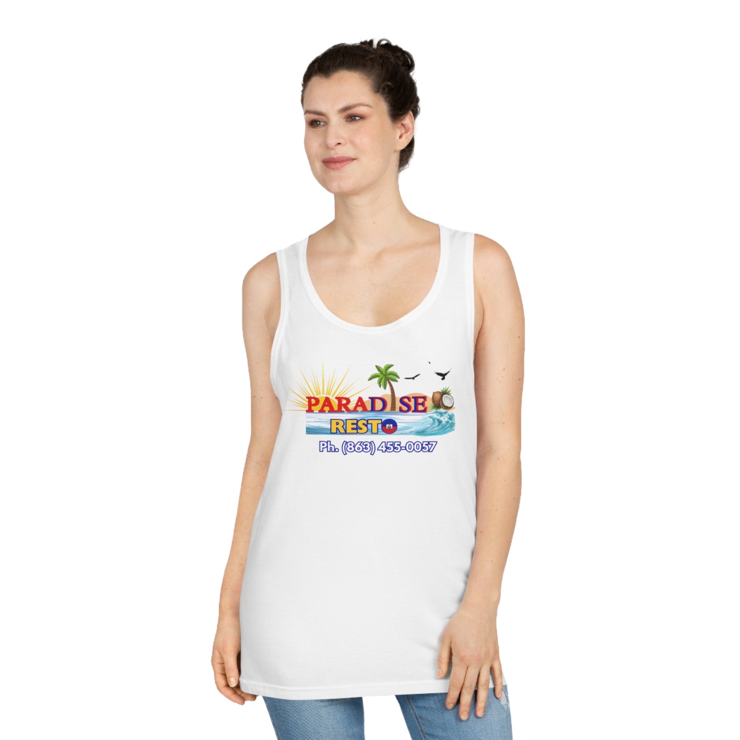 Paradise Resto Unisex Softstyle™ Tank Top