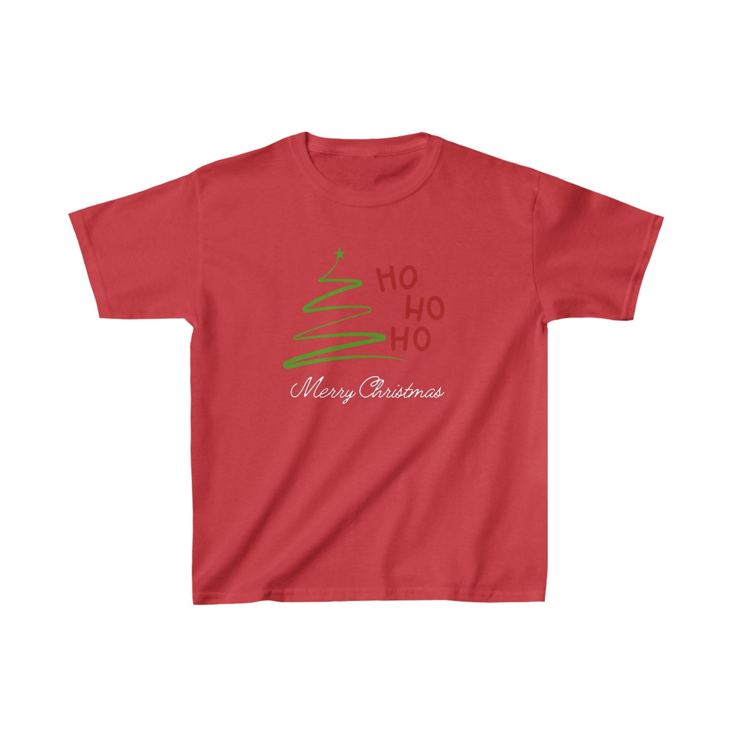 Ho ho ho Merry Christmas. Kids Heavy Cotton™ Tee