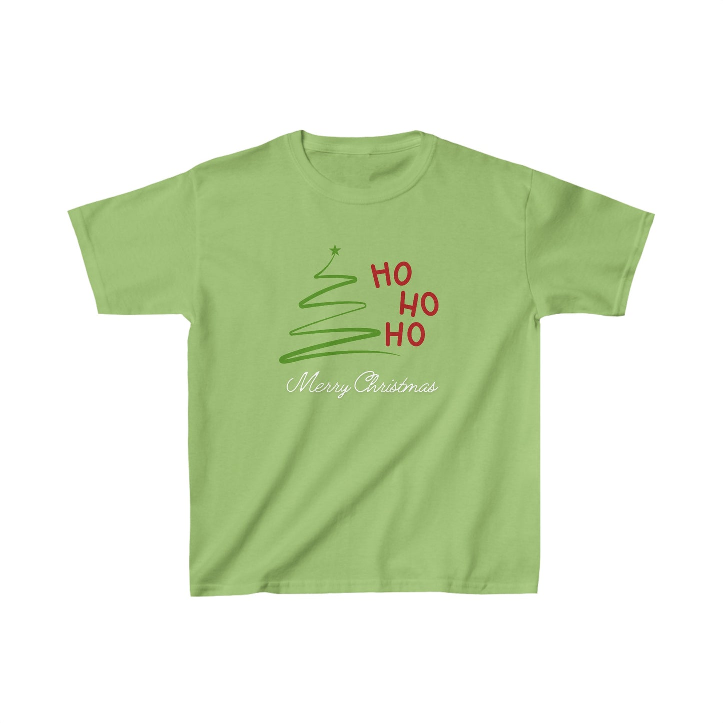 Ho ho ho Merry Christmas. Kids Heavy Cotton™ Tee