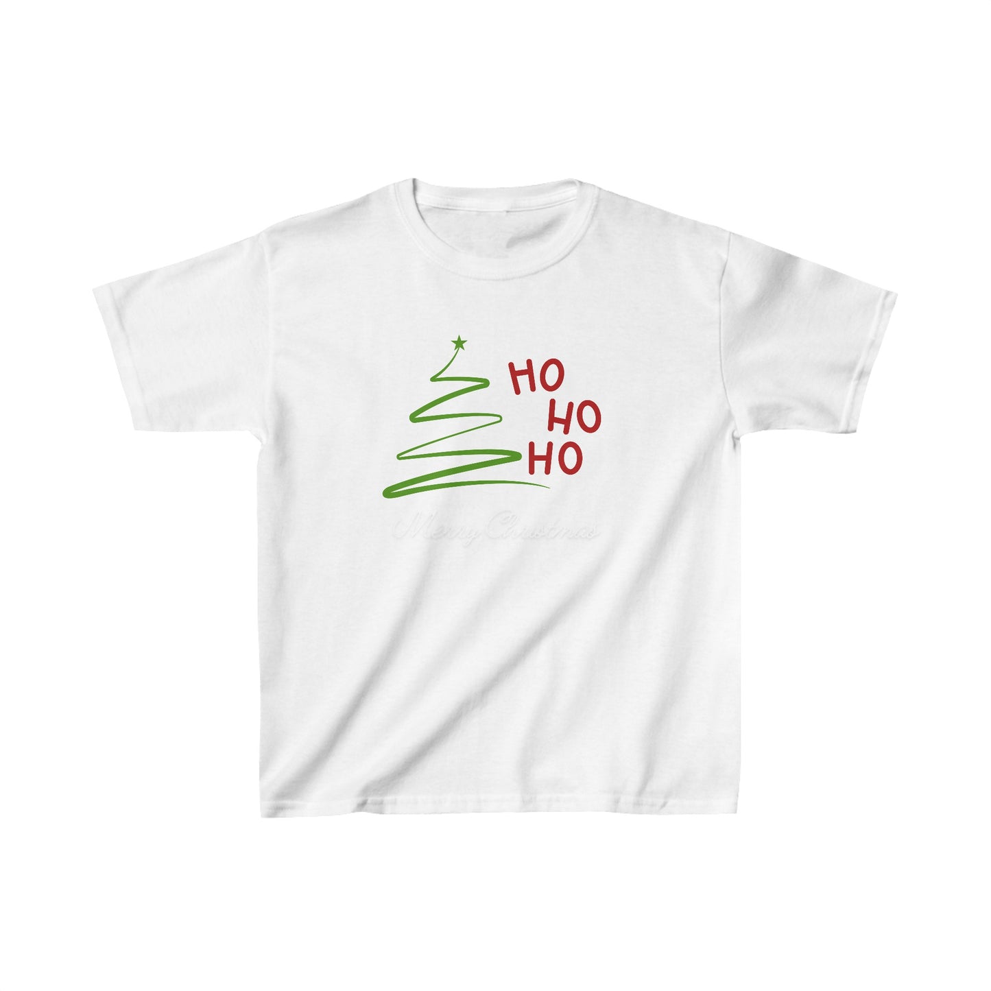 Ho ho ho Merry Christmas. Kids Heavy Cotton™ Tee