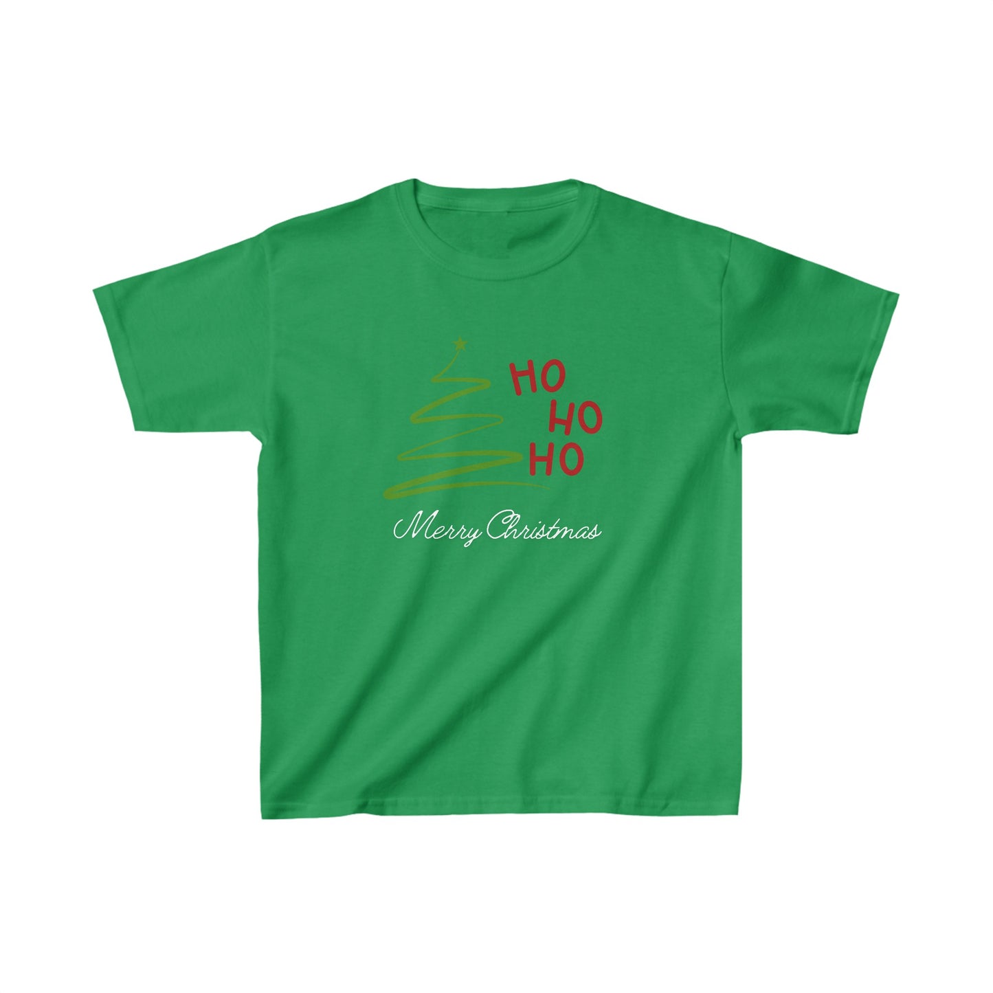 Ho ho ho Merry Christmas. Kids Heavy Cotton™ Tee