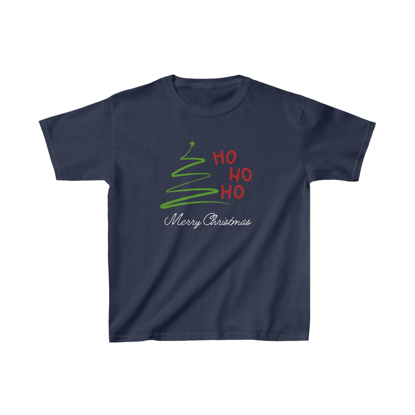 Ho ho ho Merry Christmas. Kids Heavy Cotton™ Tee