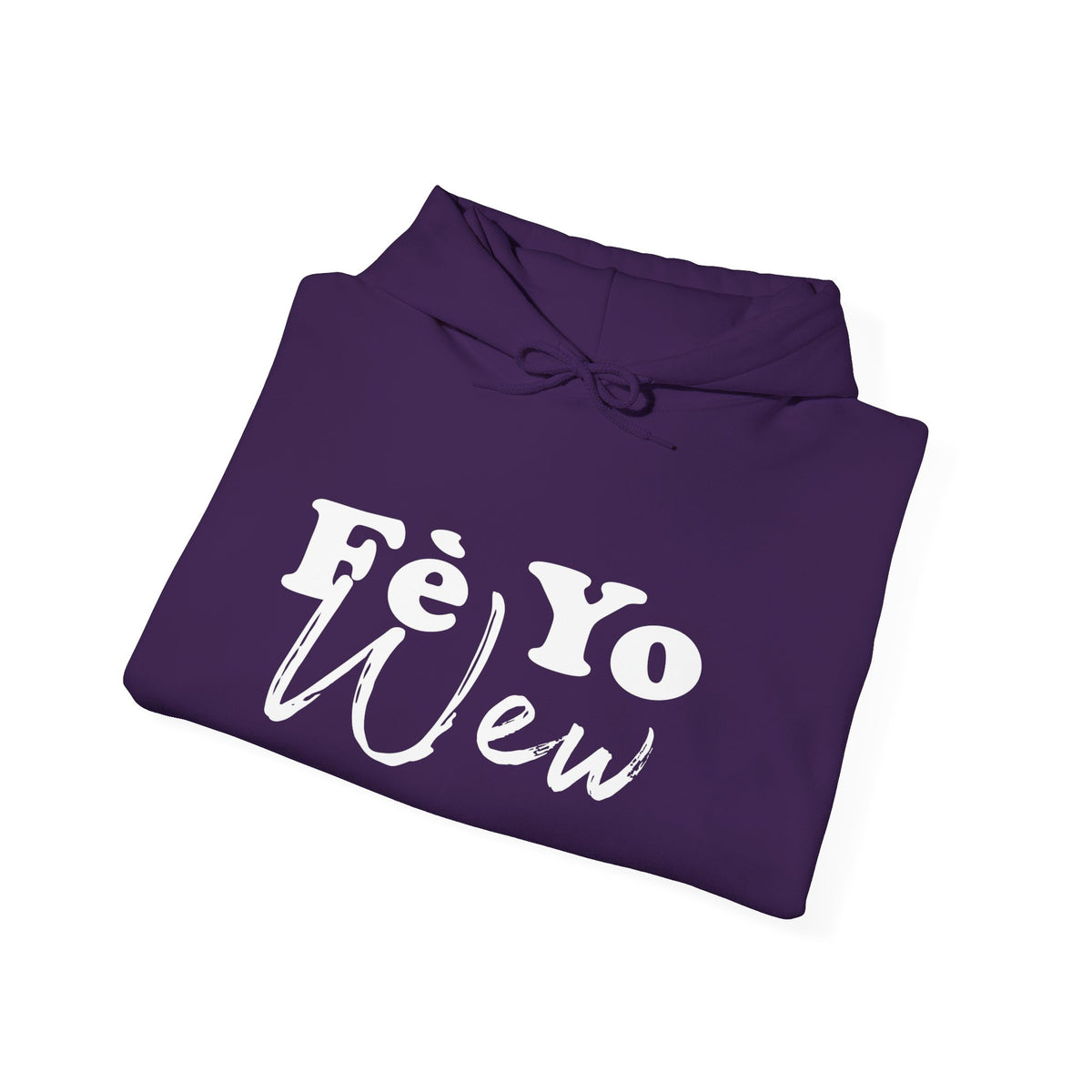 Fè yo wew Cozy Unisex Hoodie for Everyday Comfort, Gift for Friends, Casual Wear, Weekend Outfits, Unisex Heavy Blend Sweatshirt