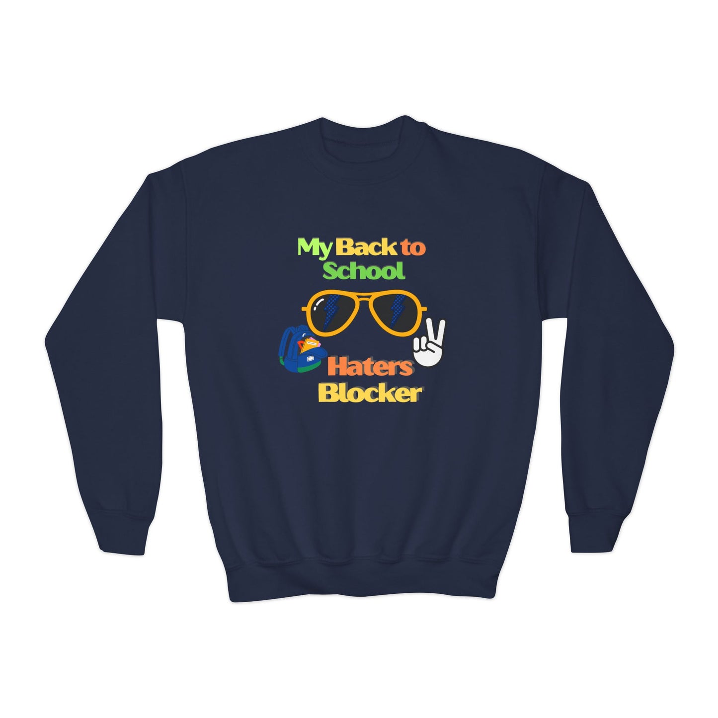 My back to school Youth Crewneck Sweatshirt