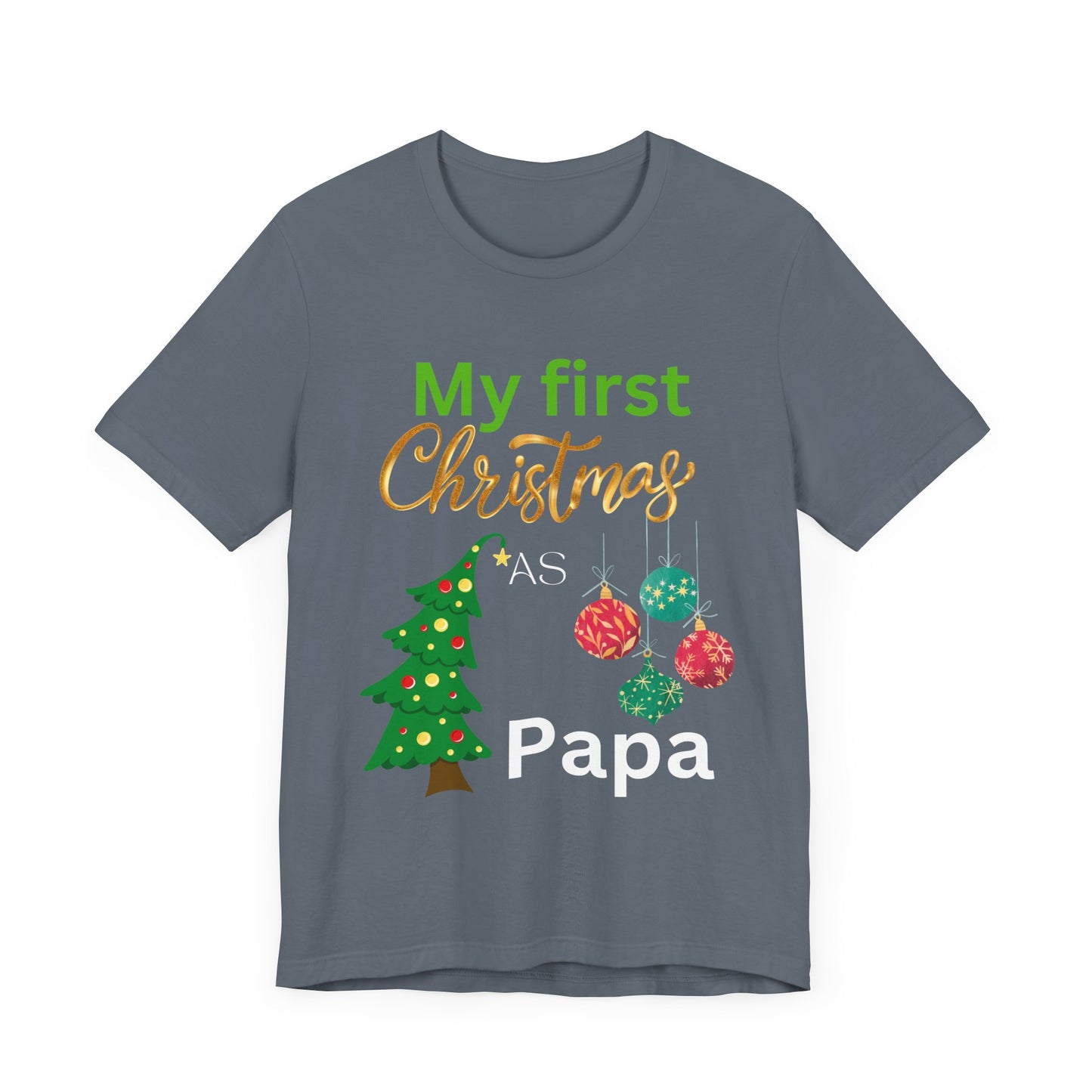 First Christmas as papa, First time dad, first baby,