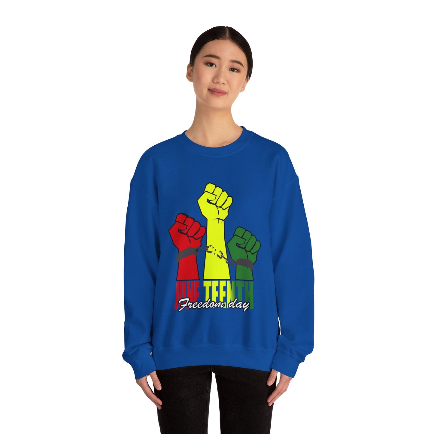 Juneteenth Freedom Unisex Heavy Blend™ Crewneck Sweatshirt