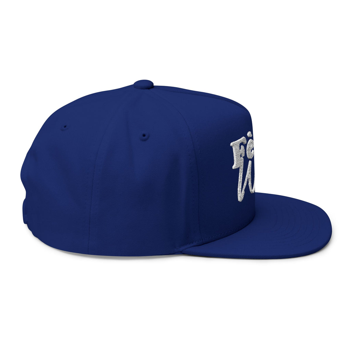 Fè yo wew Stylish Flat Bill Cap | Electric Vibe Hat for Casual Outings, Fashion Statement, Gift Idea for Dad, Birthday Cap