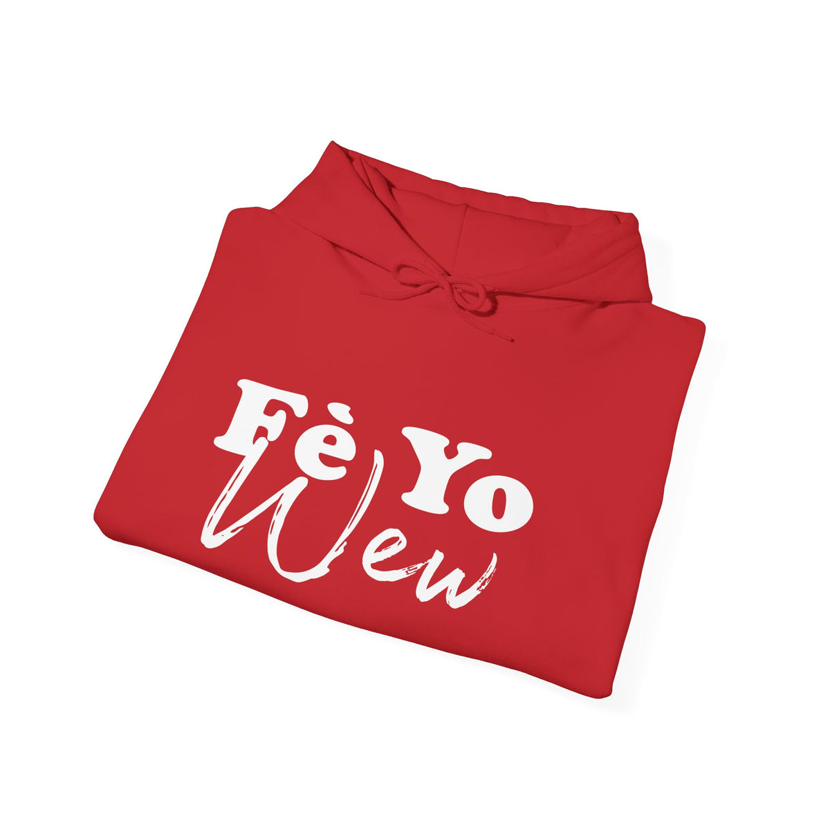 Fè yo wew Cozy Unisex Hoodie for Everyday Comfort, Gift for Friends, Casual Wear, Weekend Outfits, Unisex Heavy Blend Sweatshirt