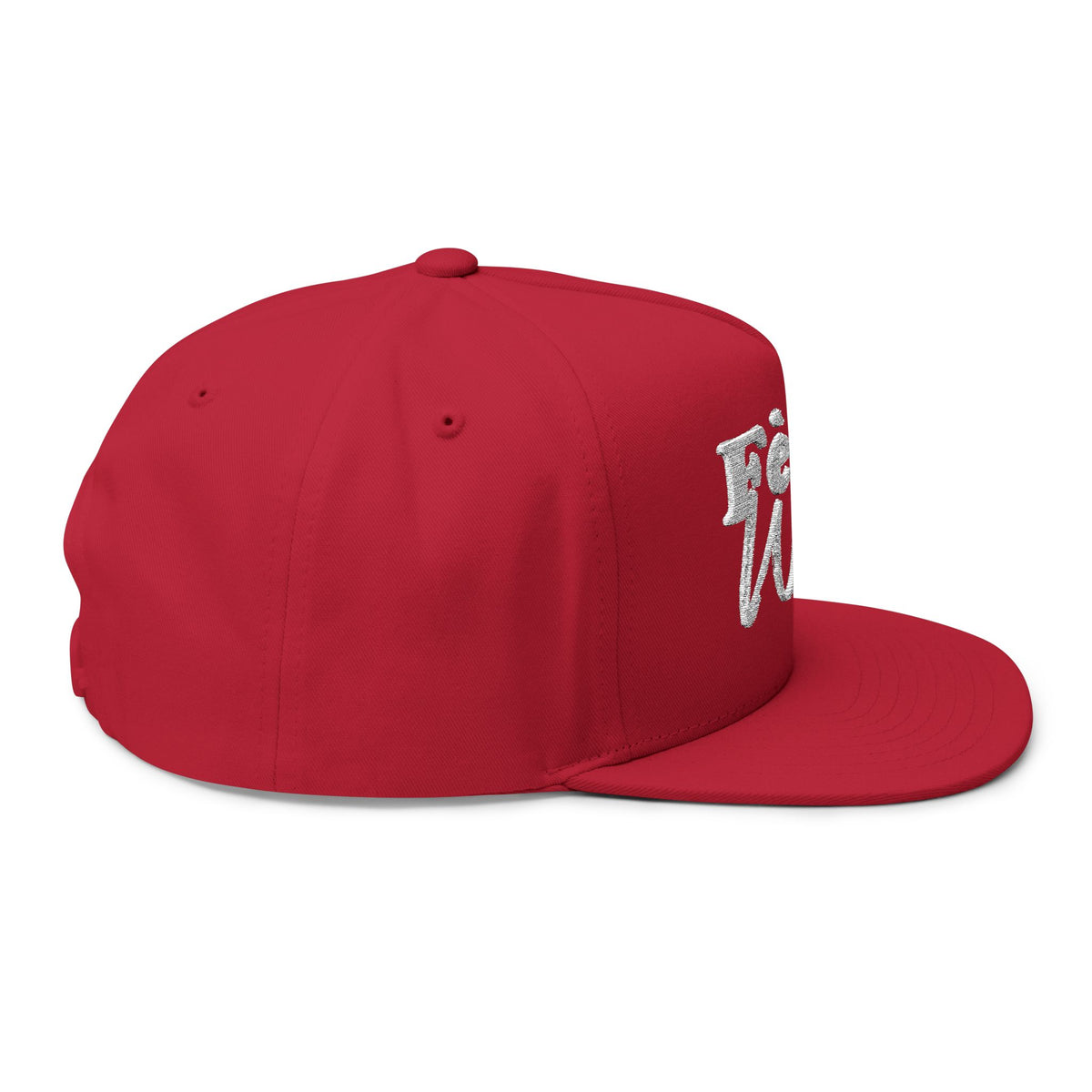 Fè yo wew Stylish Flat Bill Cap | Electric Vibe Hat for Casual Outings, Fashion Statement, Gift Idea for Dad, Birthday Cap